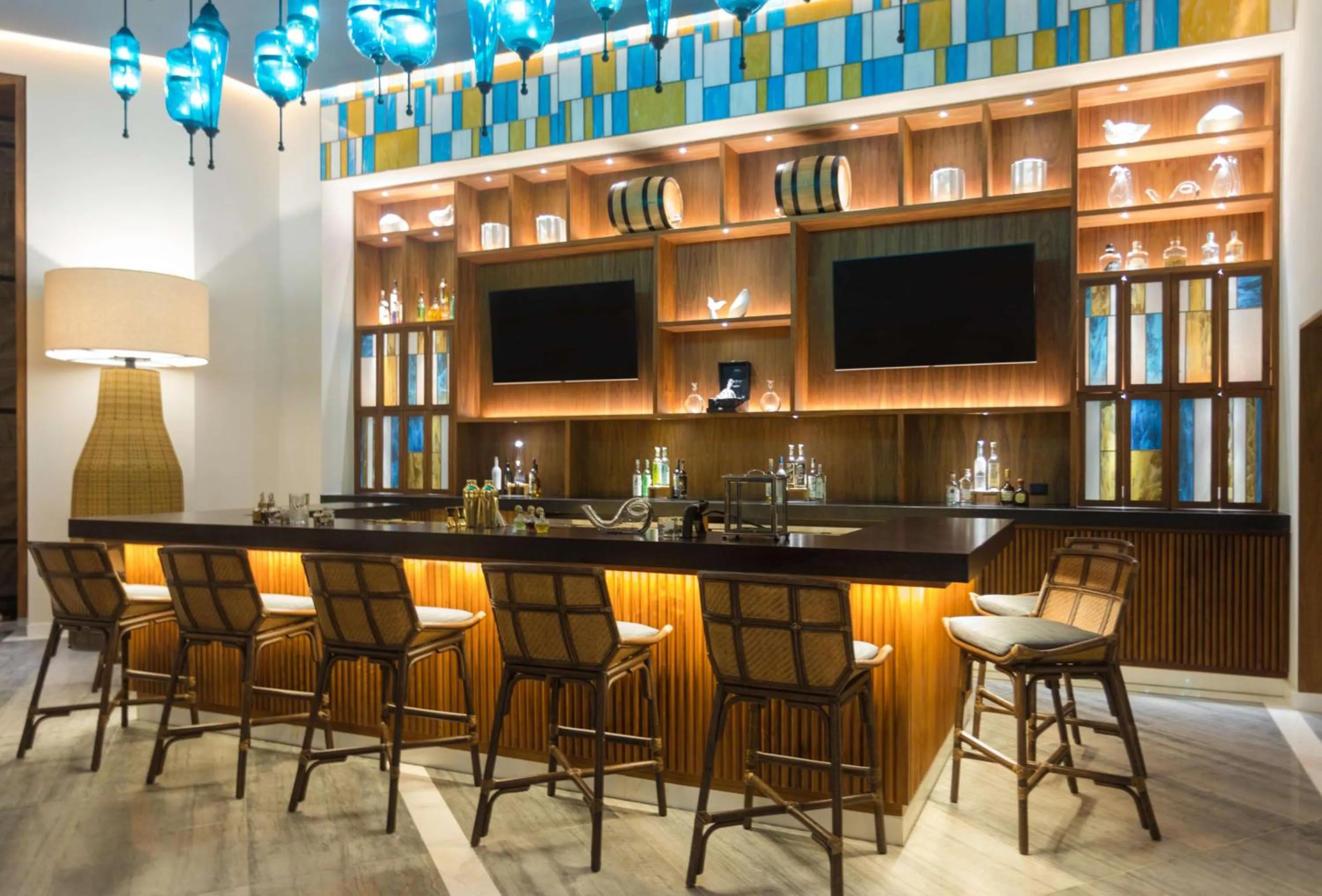 Lounge or bar in Conrad Punta de Mita