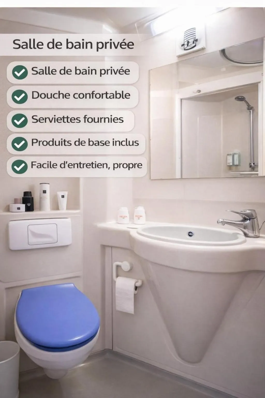 Bathroom in Brit Hôtel Essentiel Limoges Nord Calme, Parking gratuit, accès rapide A20