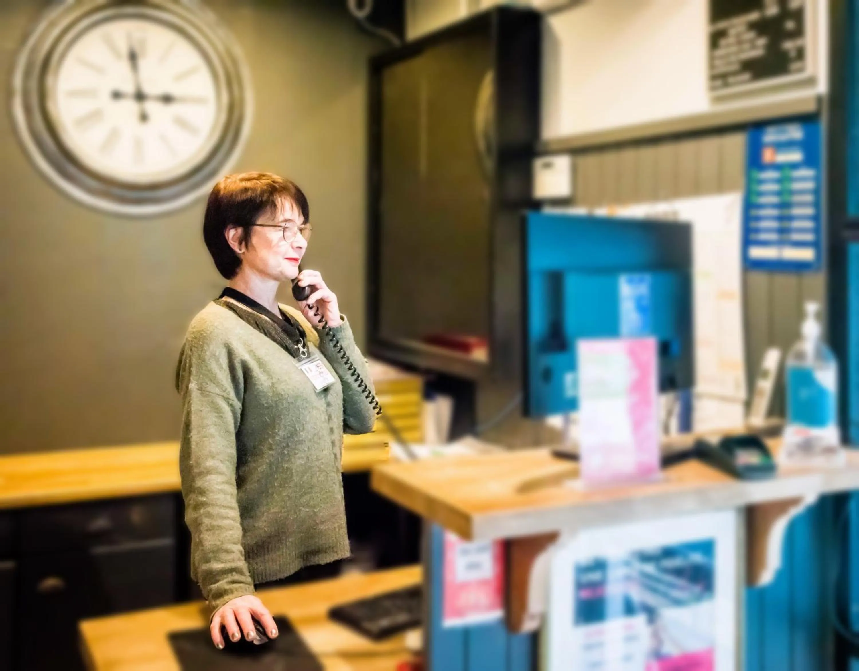 Lobby or reception in Brit Hotel Limoges Nord