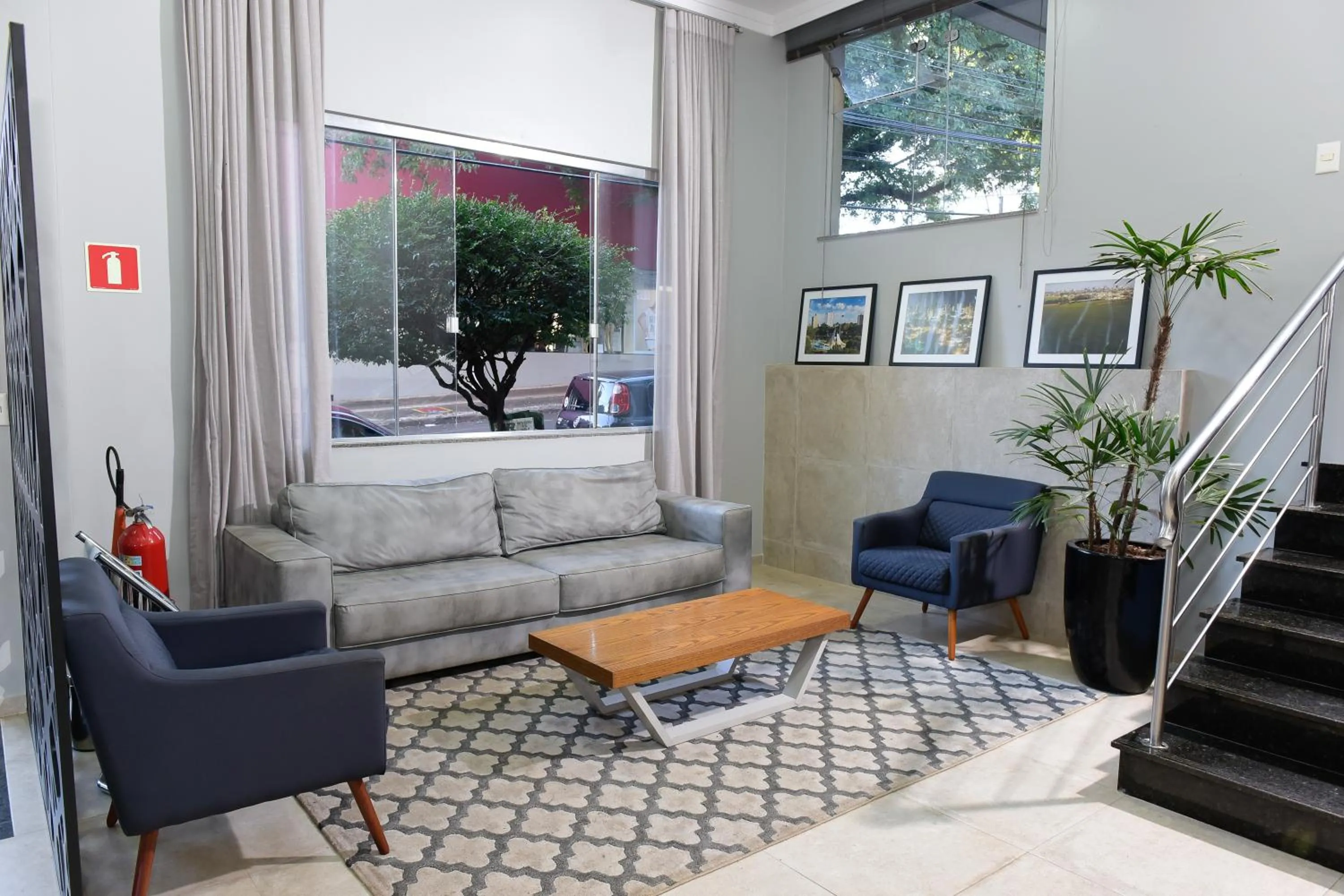 Lobby or reception in Hotel Plaza Cascavel