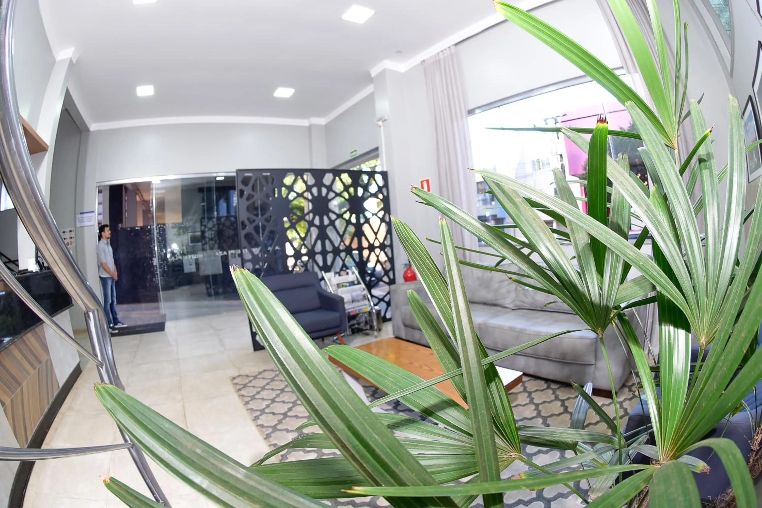 Lobby or reception in Hotel Plaza Cascavel