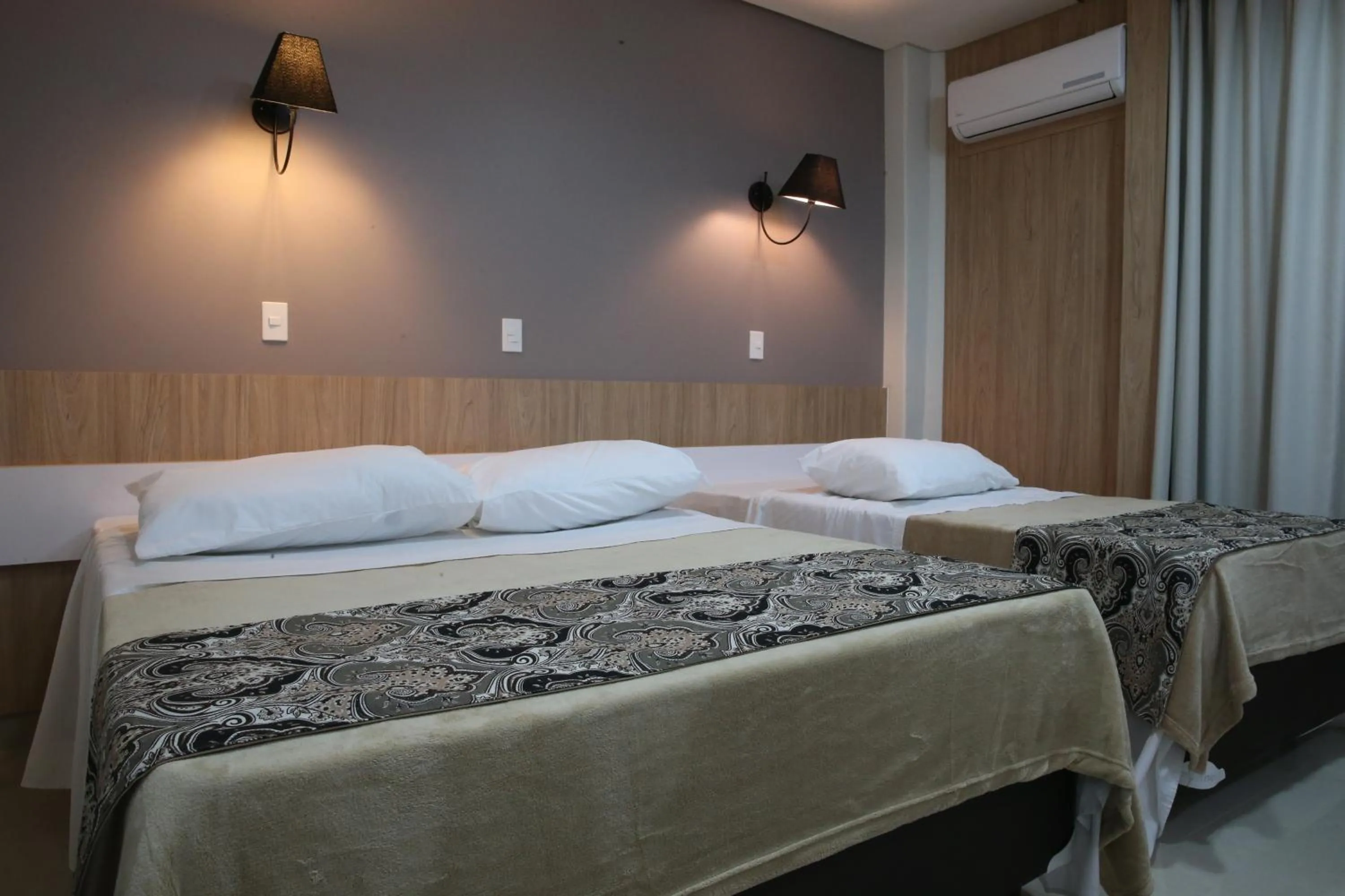 Bed in Hotel Plaza Cascavel