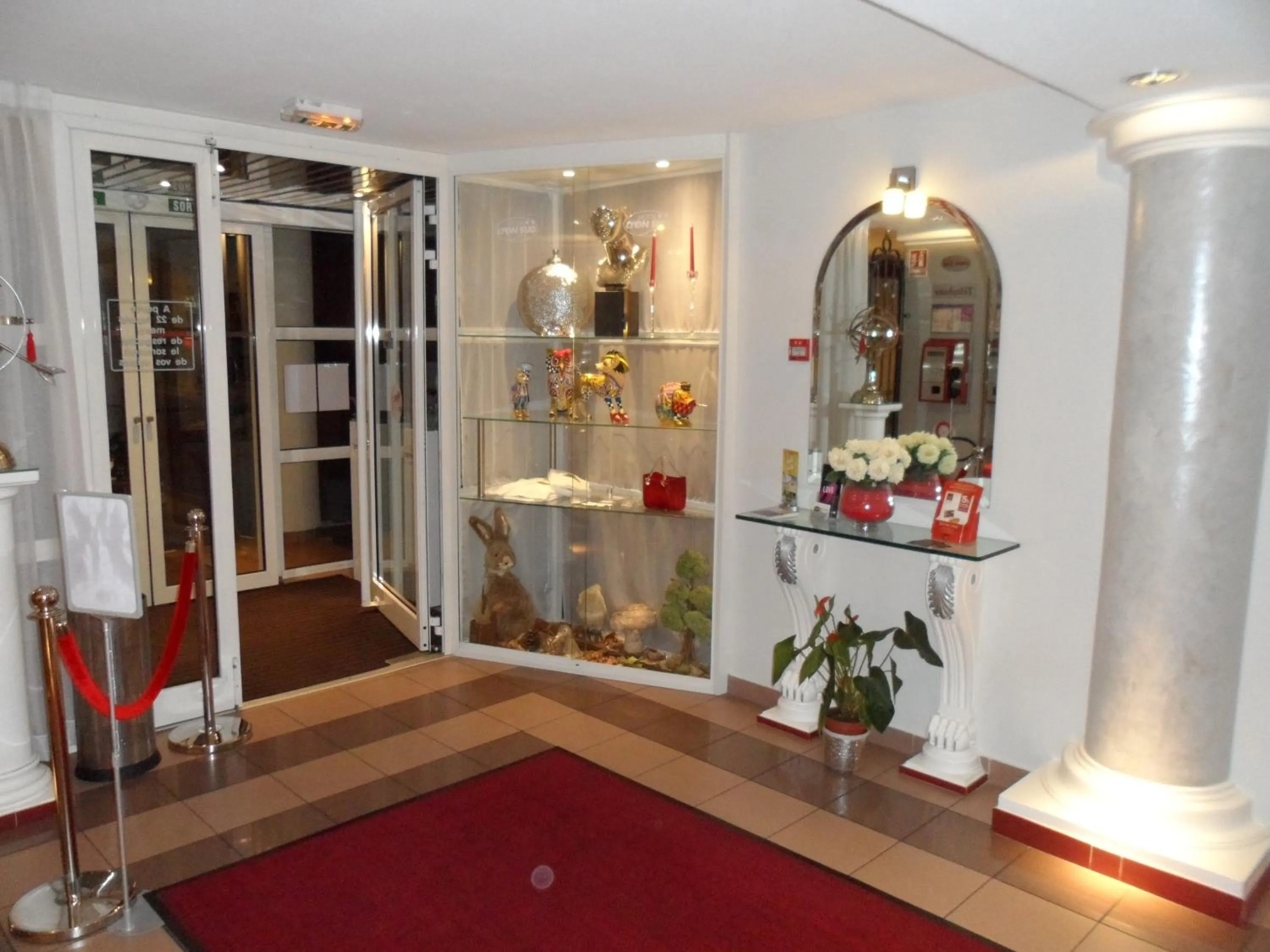 Decorative detail in Hotel Lyon Sud, Pierre Benite, St Genis Laval