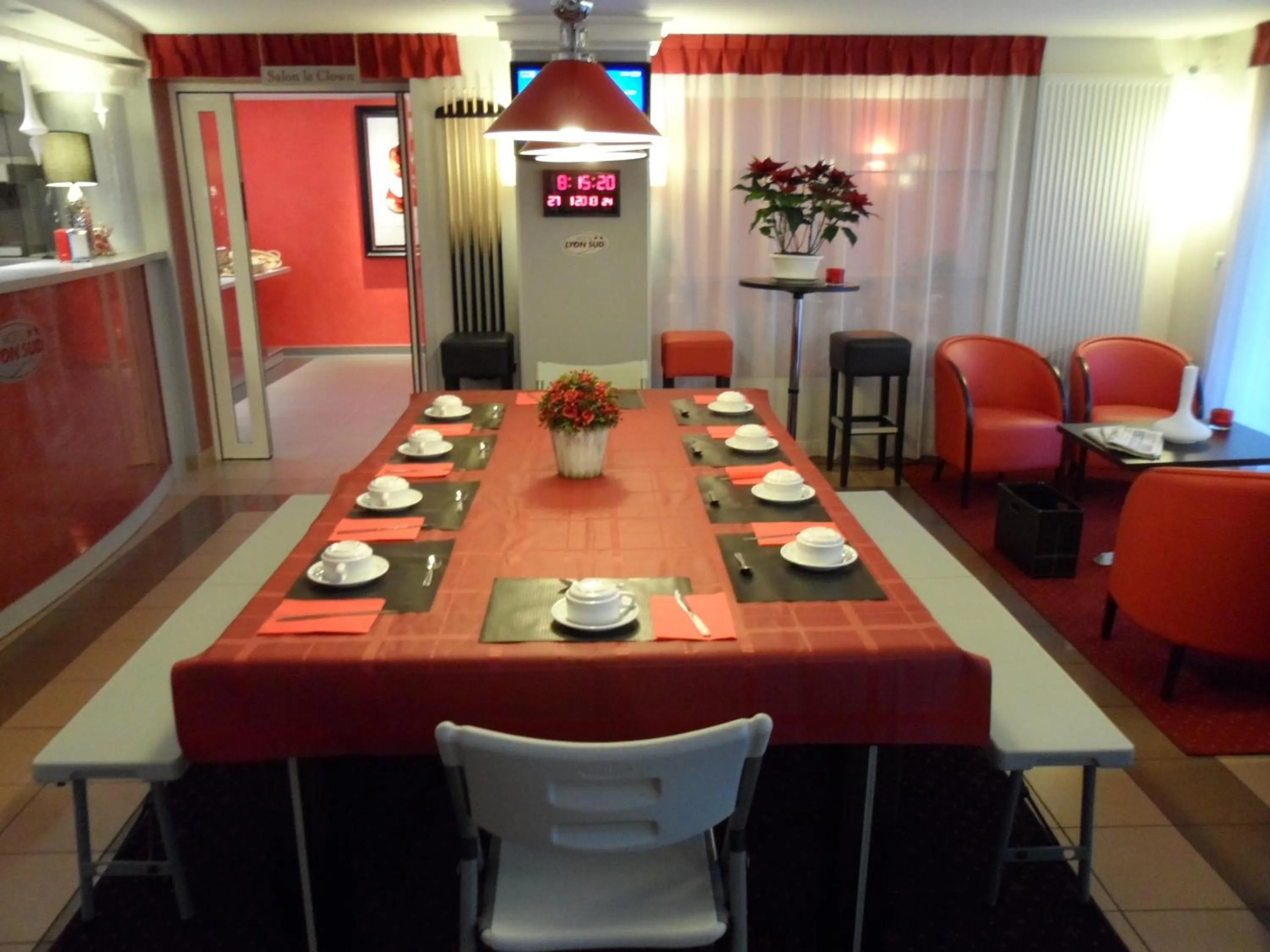 Dining area in Hotel Lyon Sud, Pierre Benite, St Genis Laval