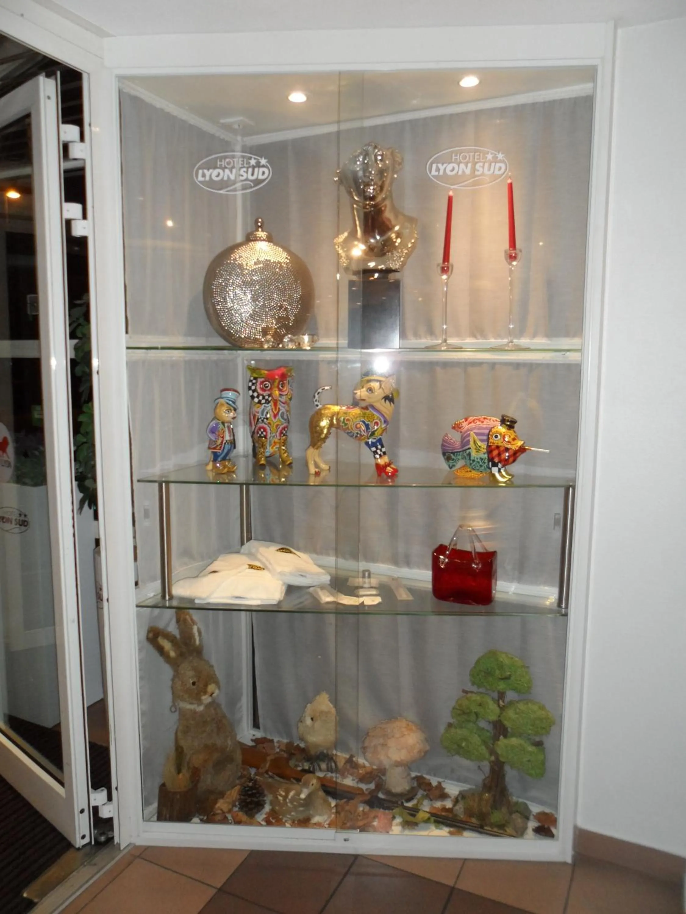 Decorative detail in Hotel Lyon Sud, Pierre Benite, St Genis Laval