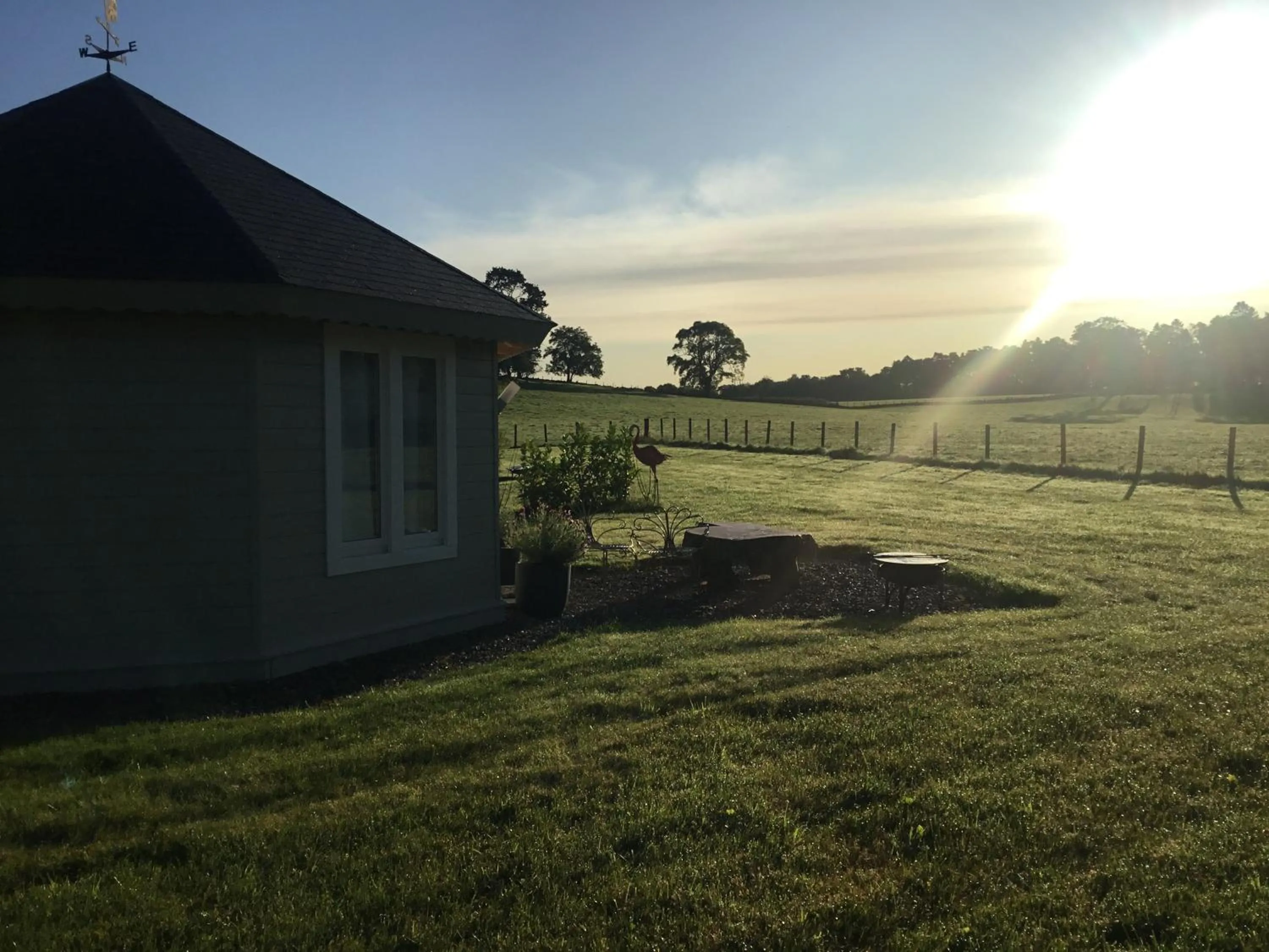 Natural landscape in Dunroamin Lodges