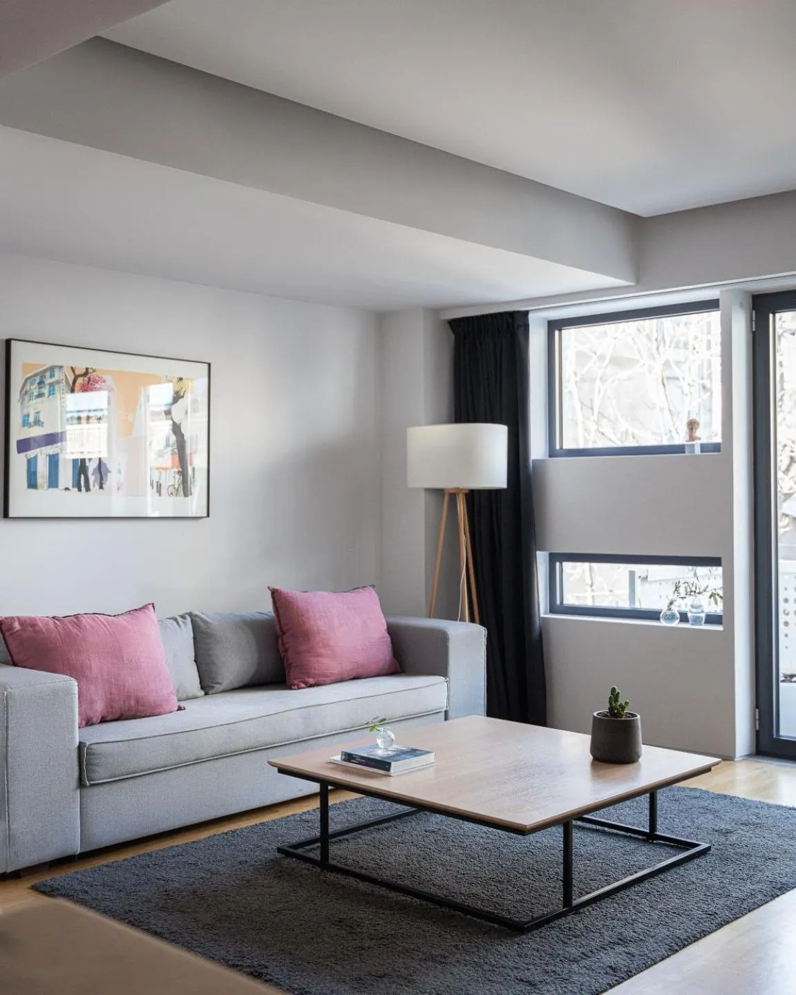 Living room in Urban Stripes Athens