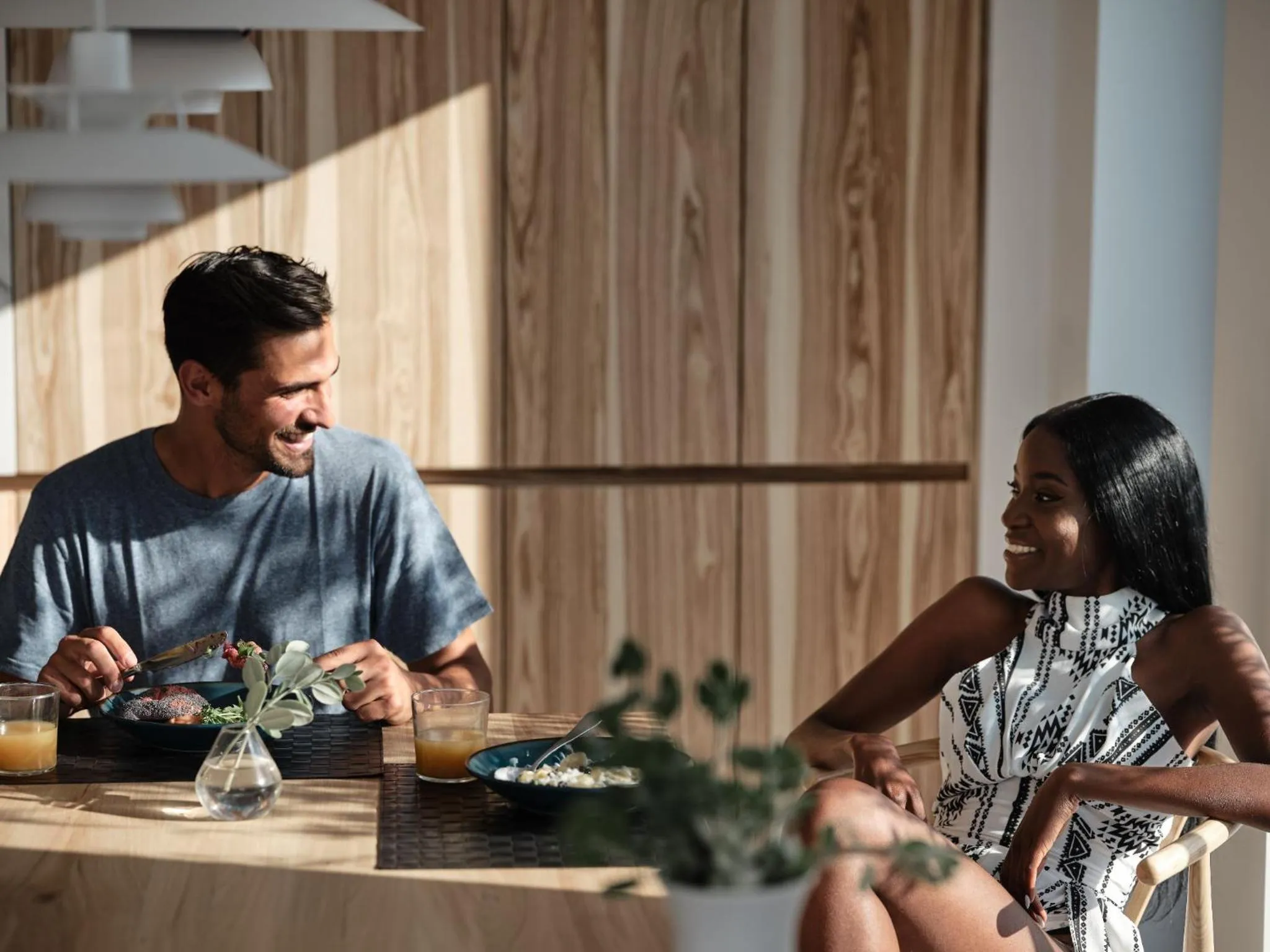 Food and drinks in Urban Stripes Athens