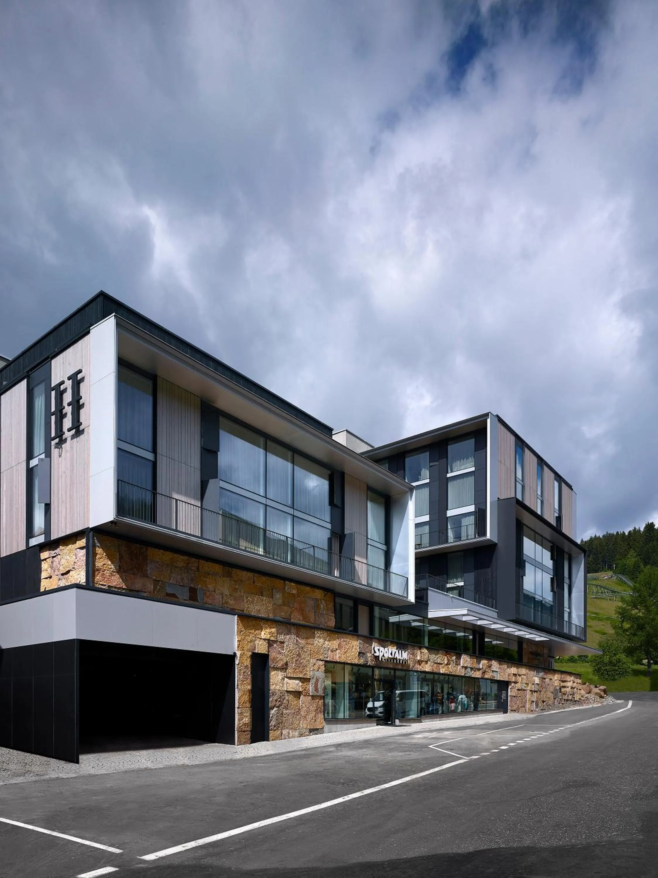 Property building in Grand Hotel Hradec