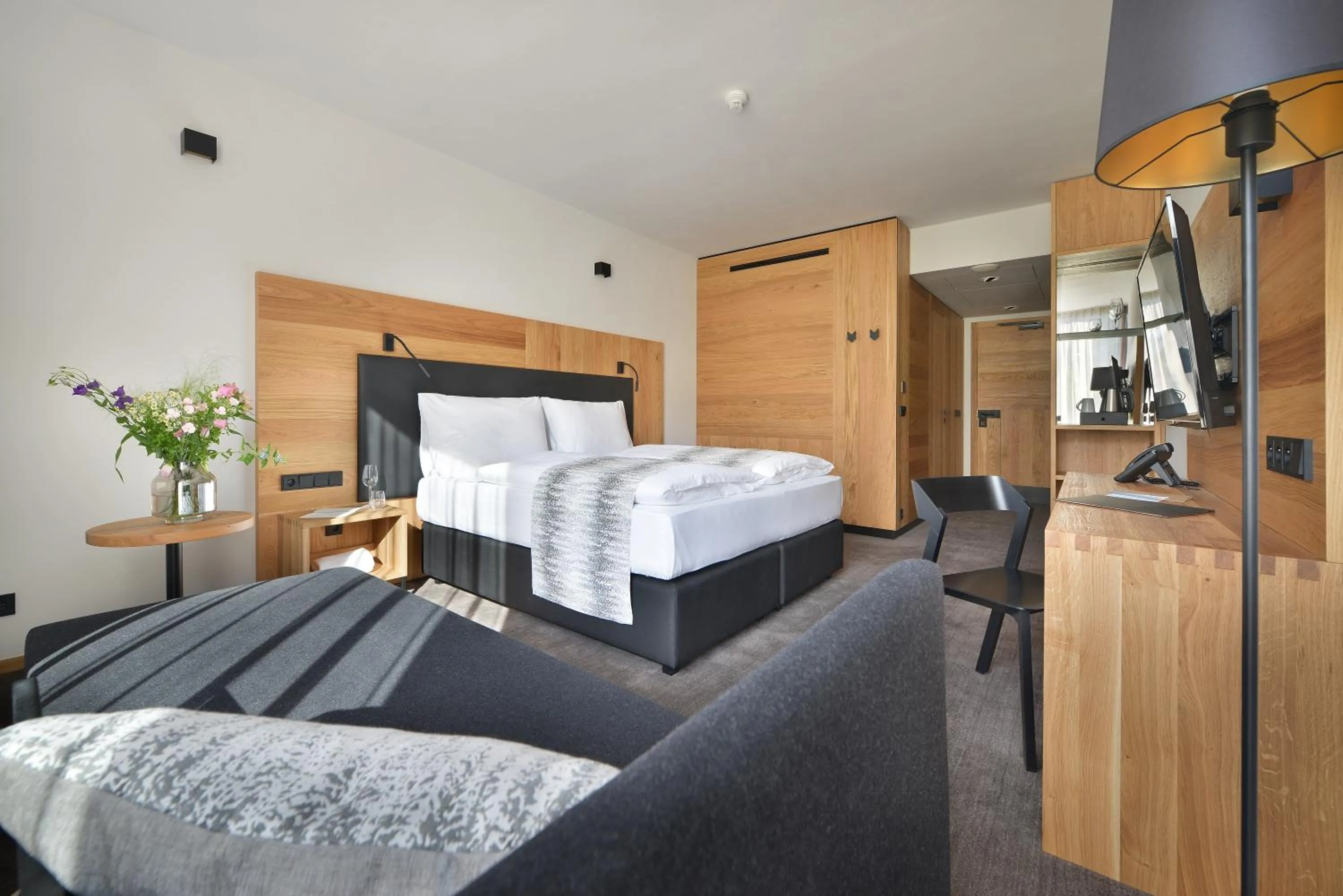 Bed in Grand Hotel Hradec