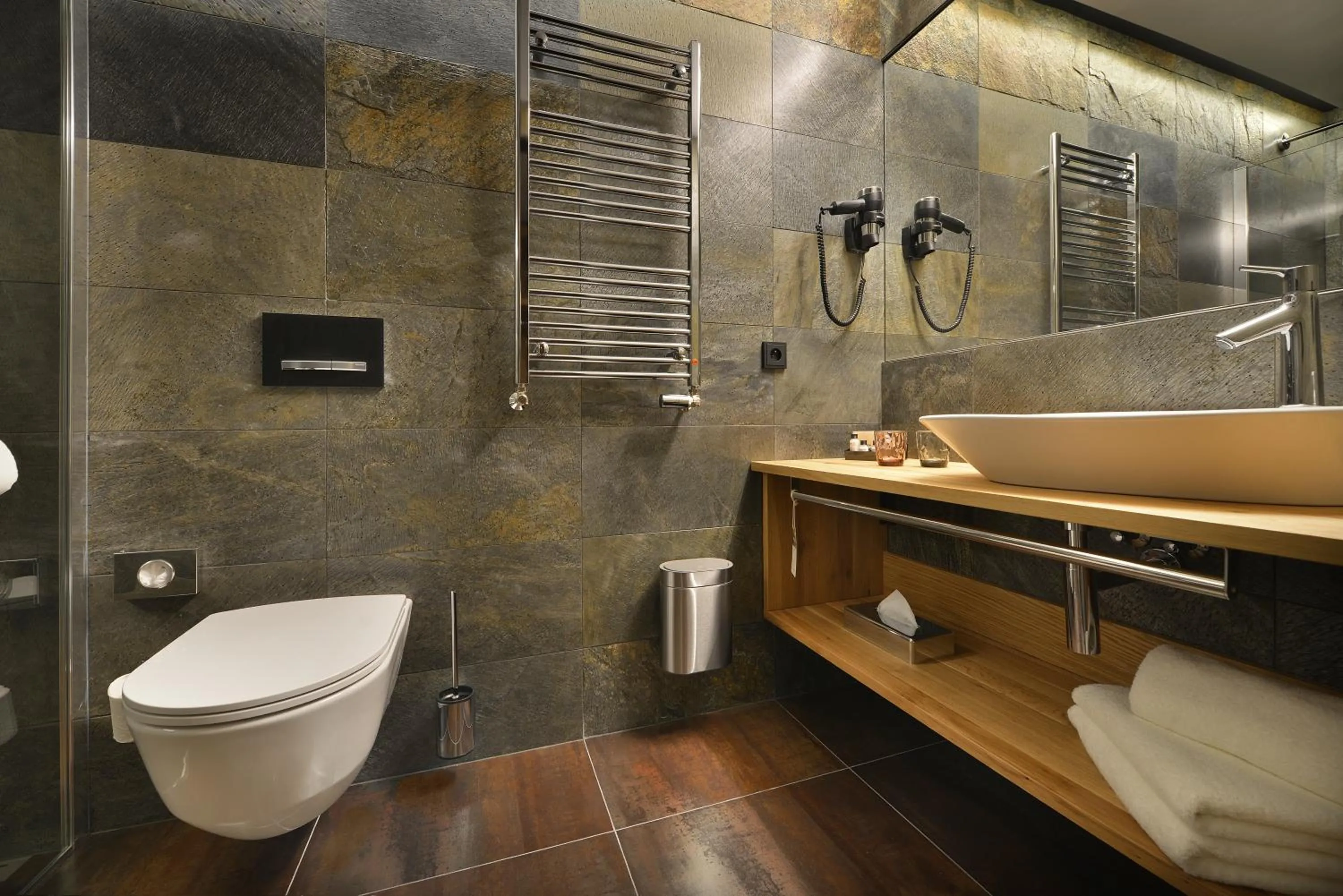 Toilet in Grand Hotel Hradec