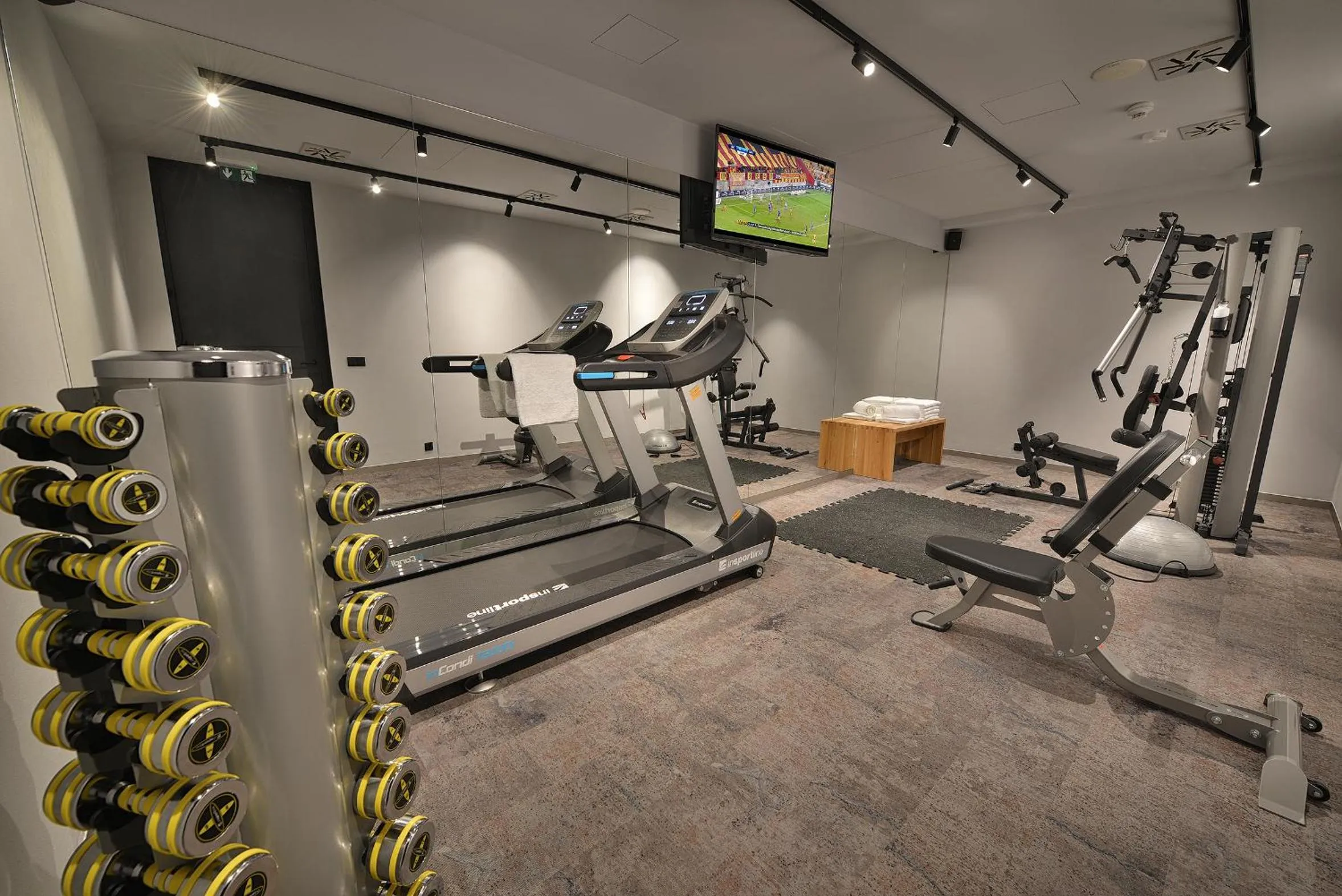 Fitness centre/facilities in Grand Hotel Hradec