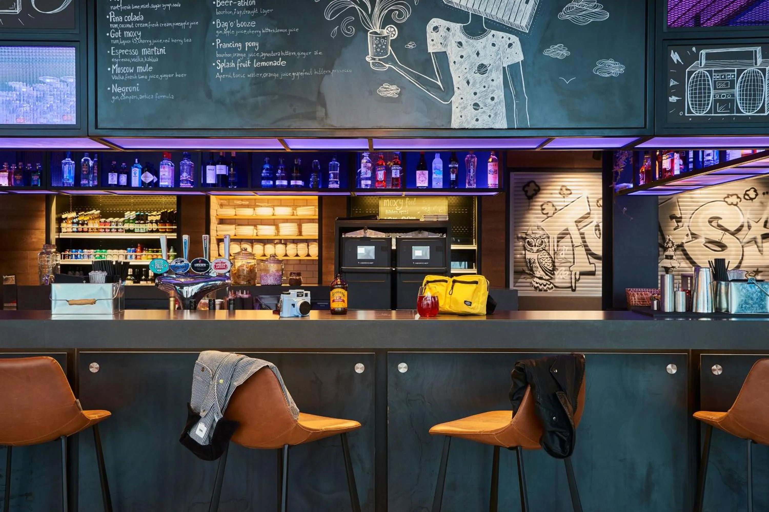 Lounge or bar in Moxy Birmingham NEC