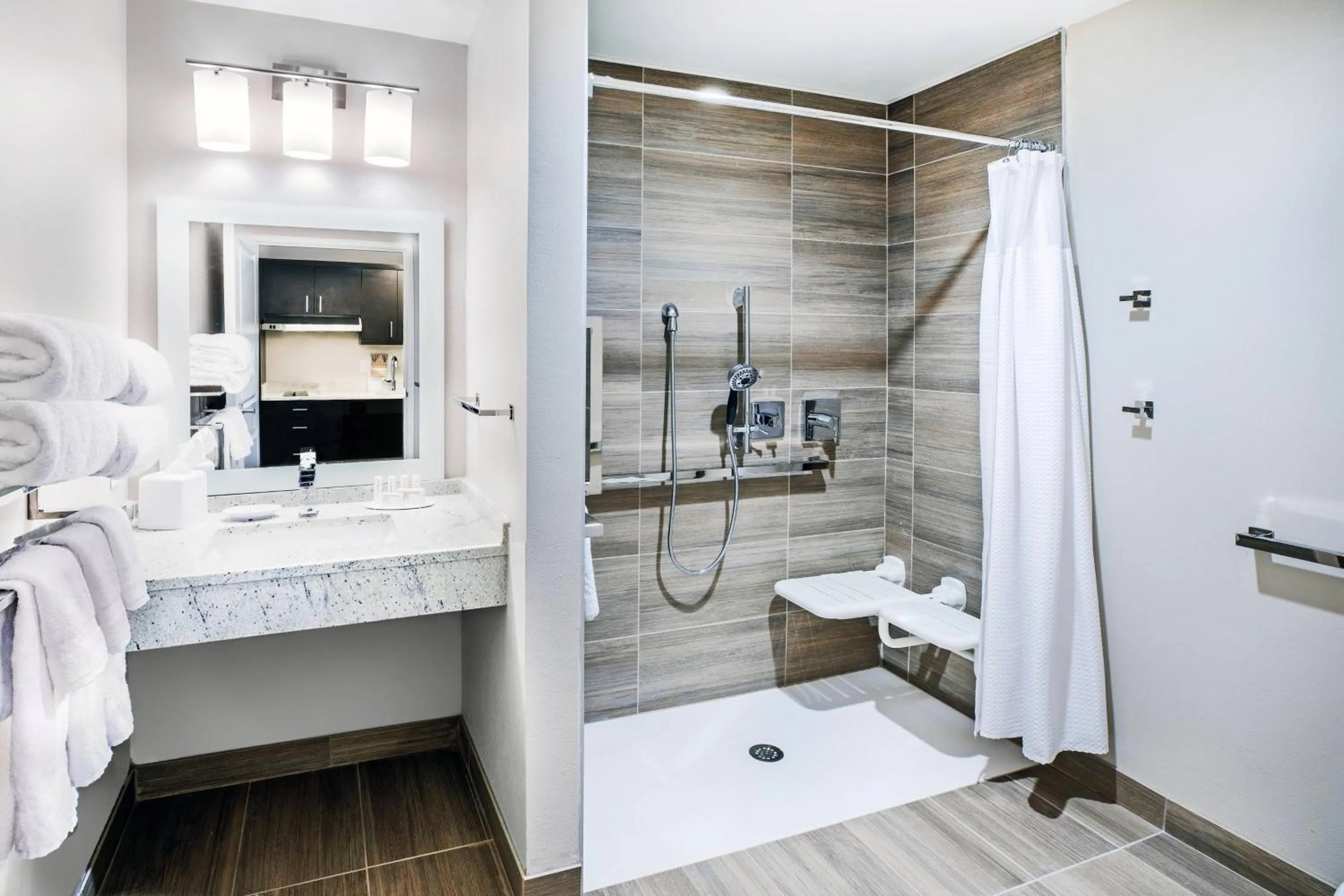 Bathroom in TownePlace Suites Dallas Plano/Richardson