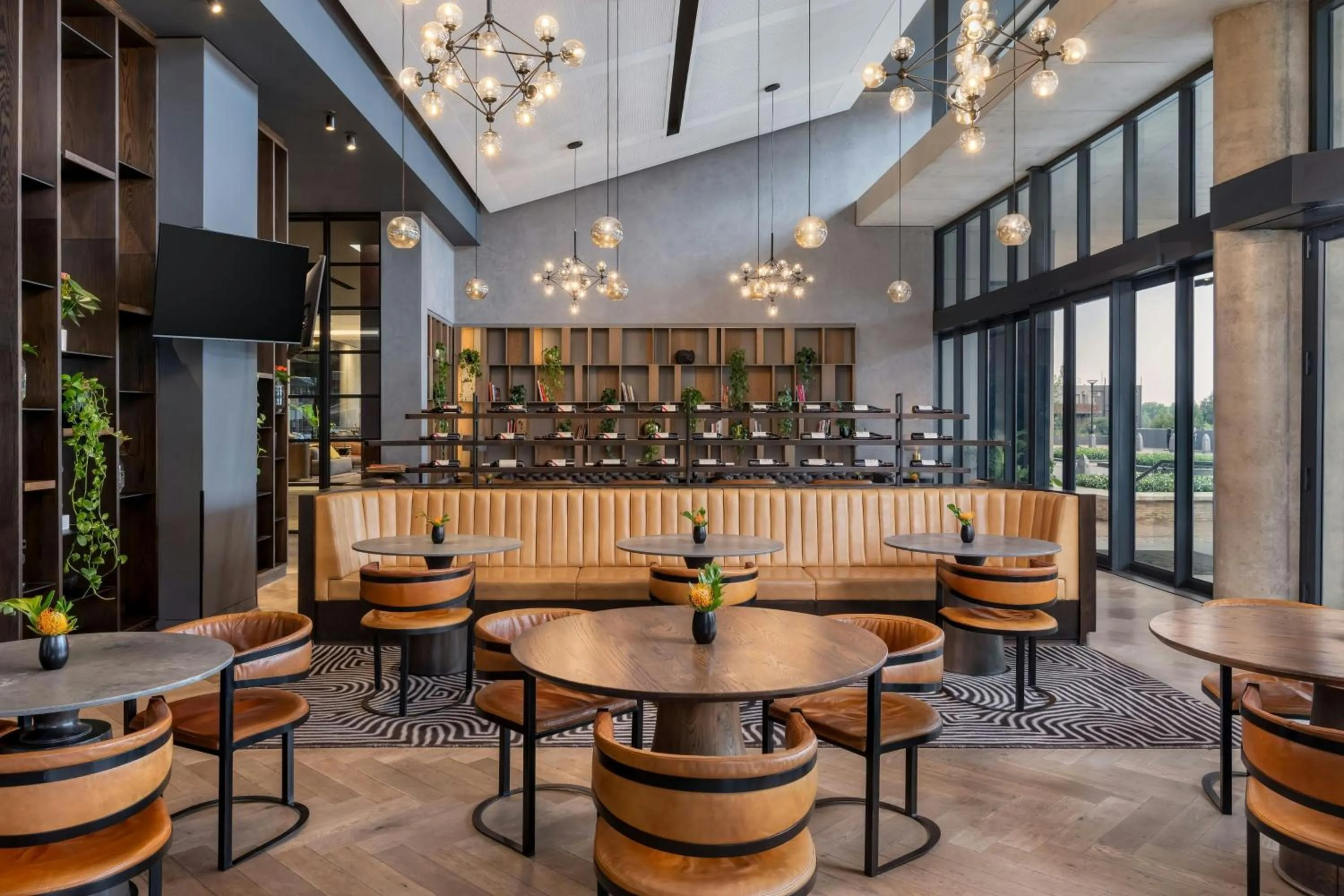 Lounge or bar in Johannesburg Marriott Hotel Melrose Arch