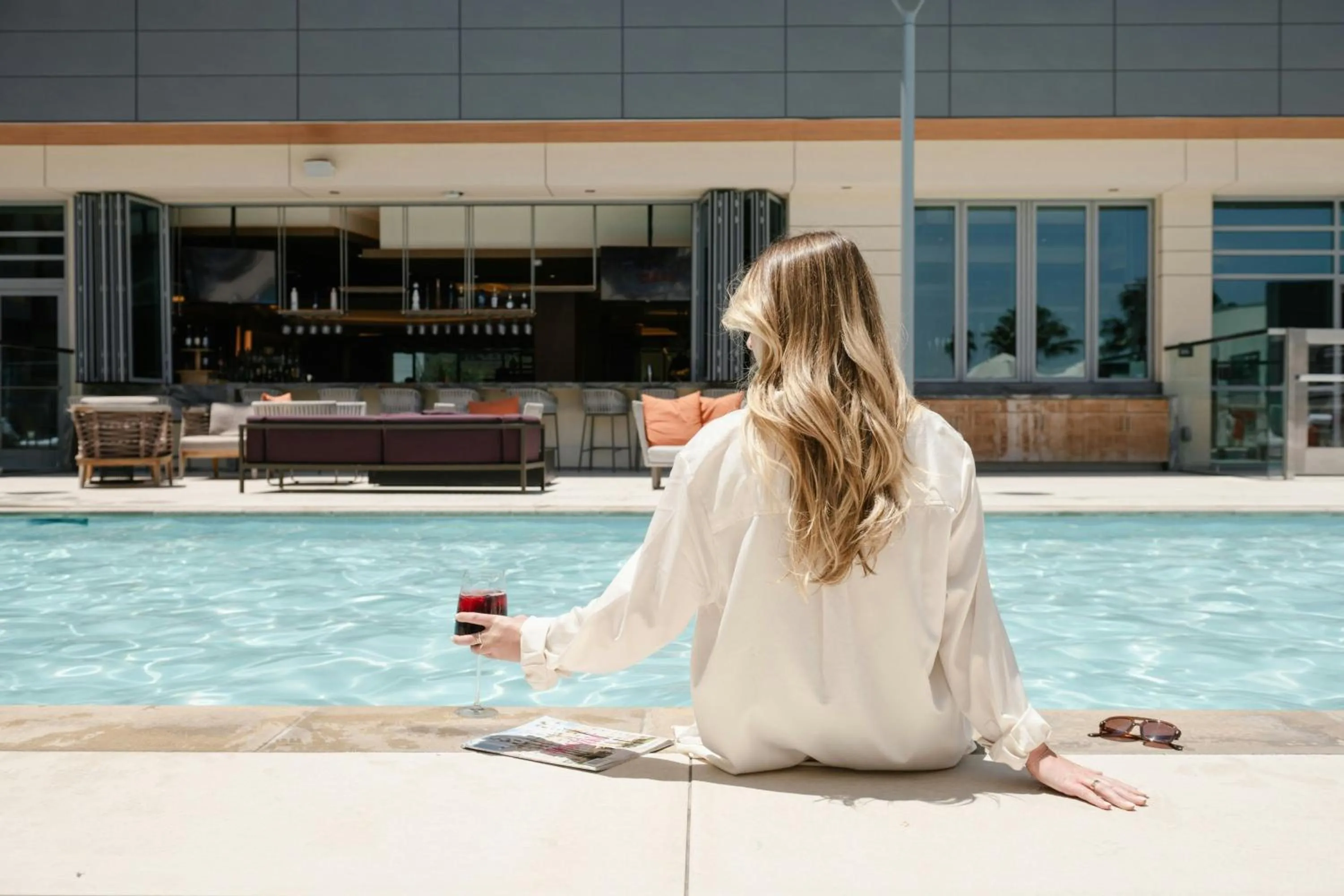 Swimming pool in JW Marriott, Anaheim Resort
