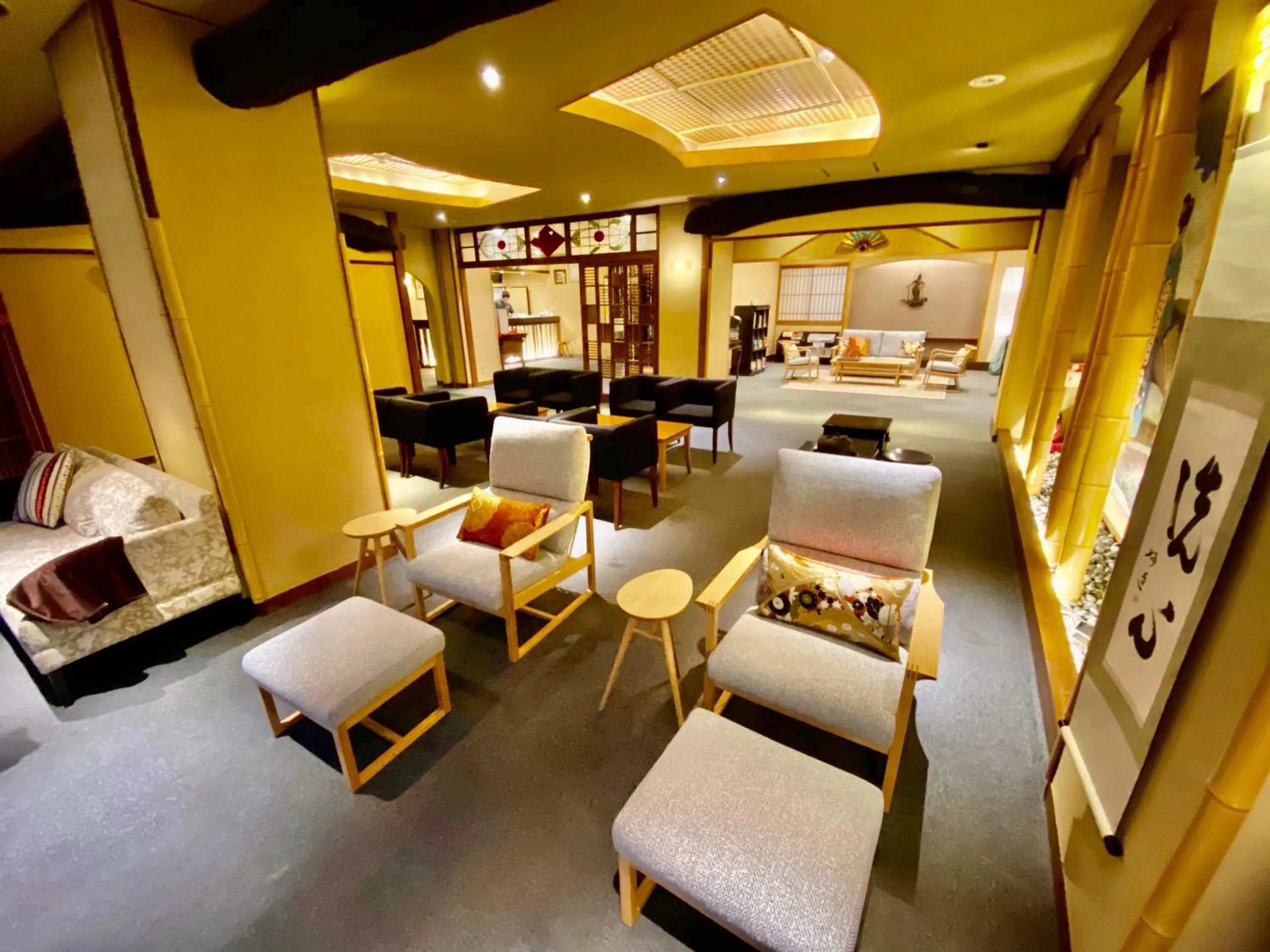 Decorative detail in Nishiyama Ryokan - Established in 1953