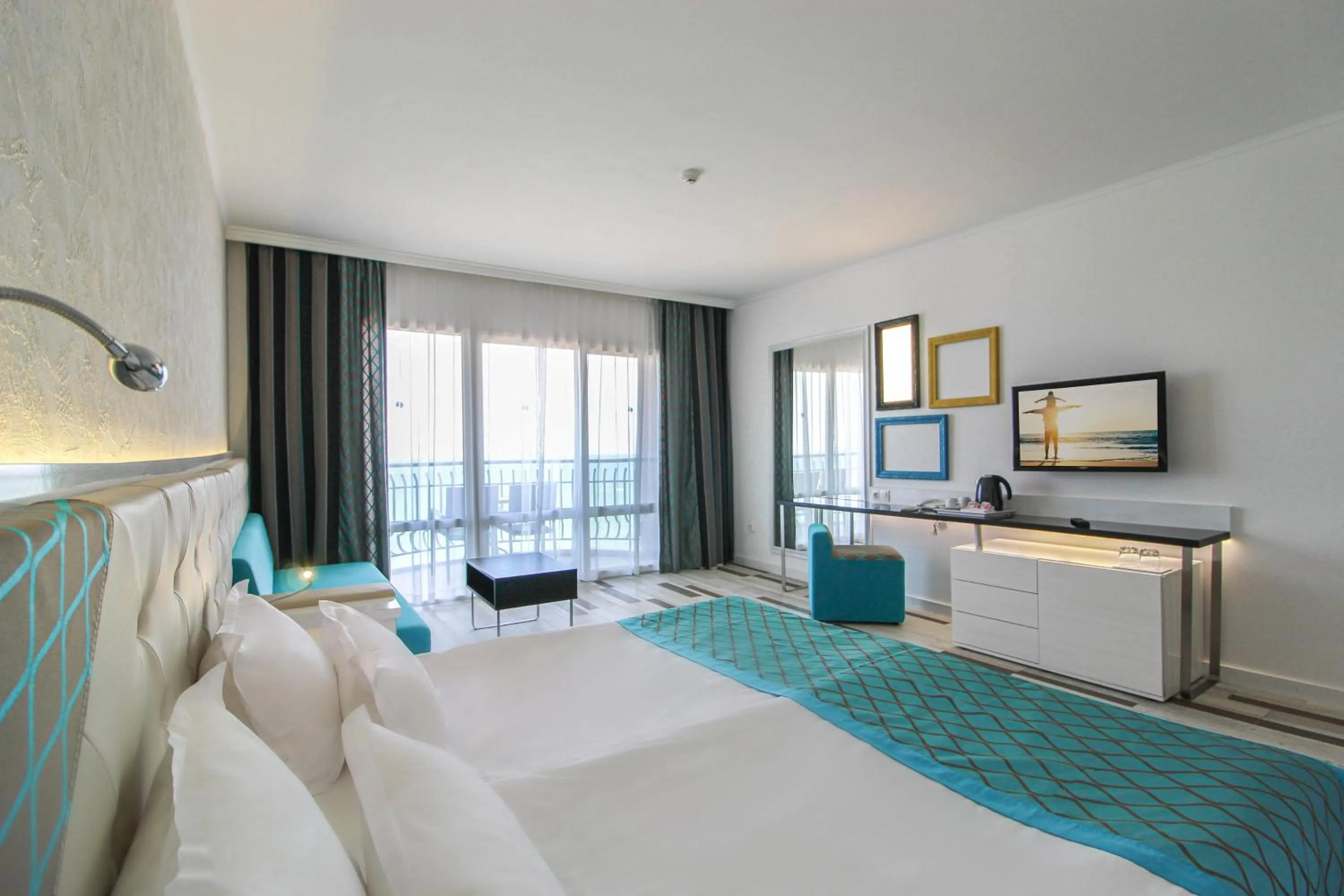 Photo of the whole room, Bed in Sentido Marea Hotel - 24 hours Ultra All inclusive & Private Beach