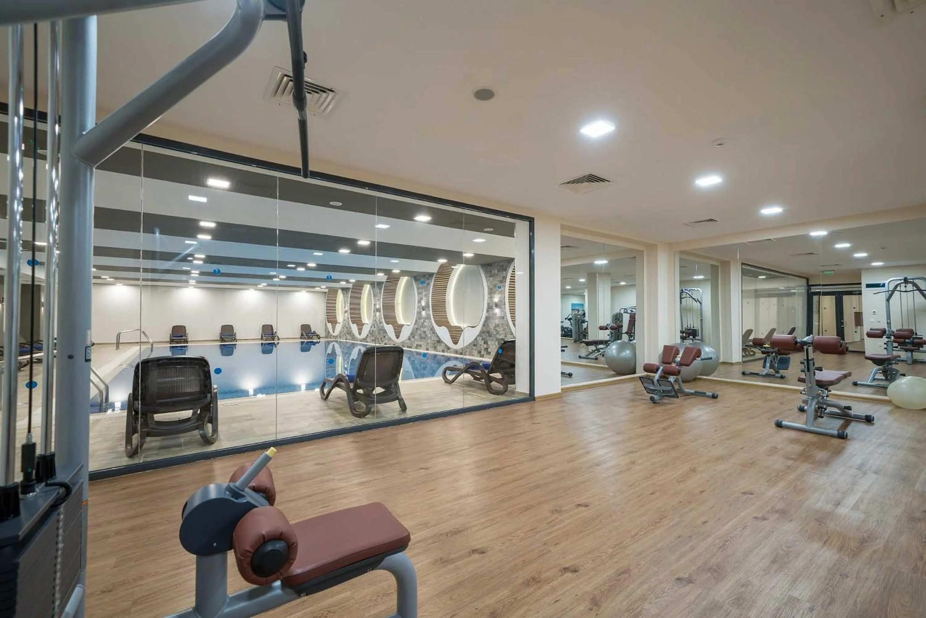 Fitness centre/facilities in Sentido Marea Hotel - 24 hours Ultra All inclusive & Private Beach
