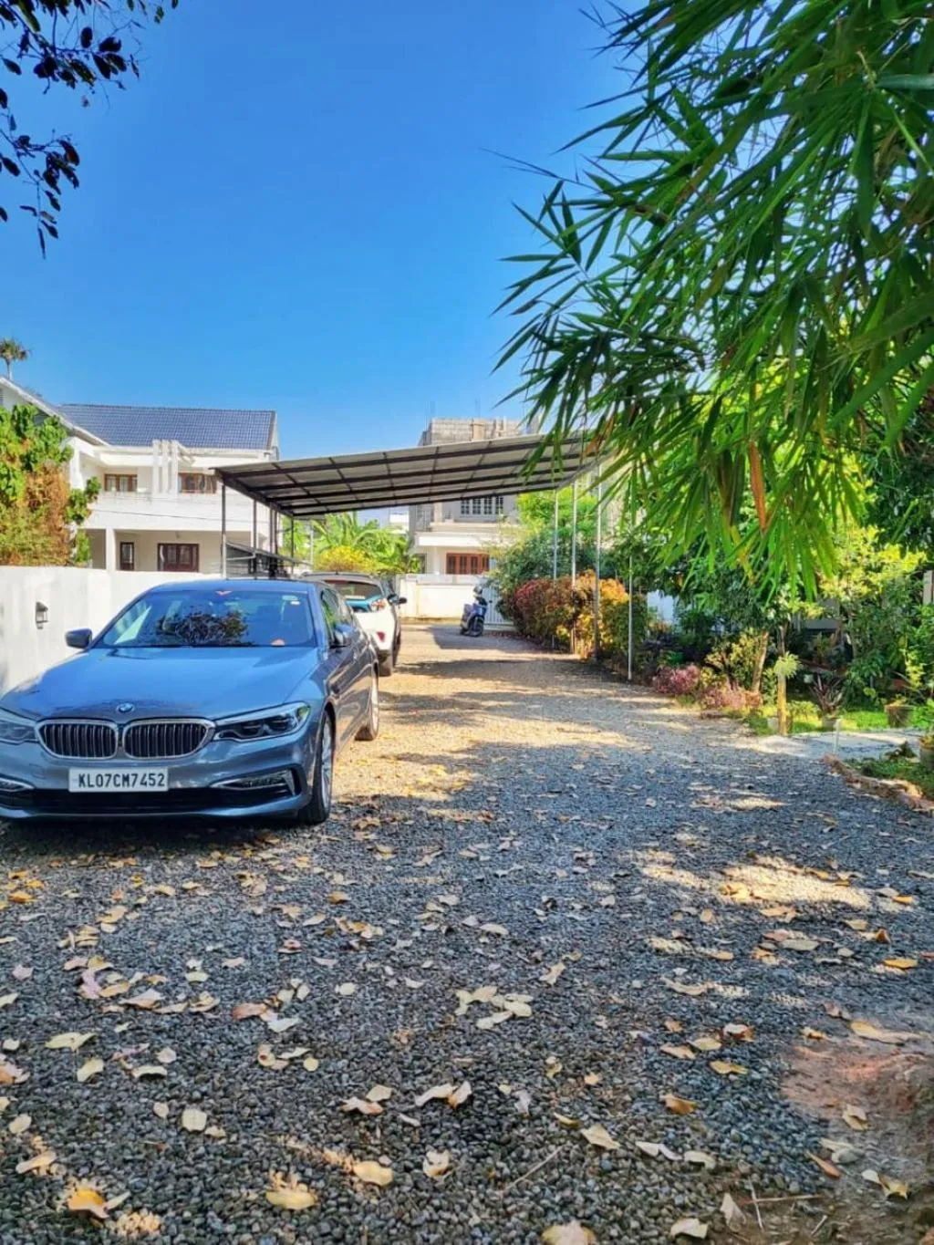 Parking in Nature Villa Kochi