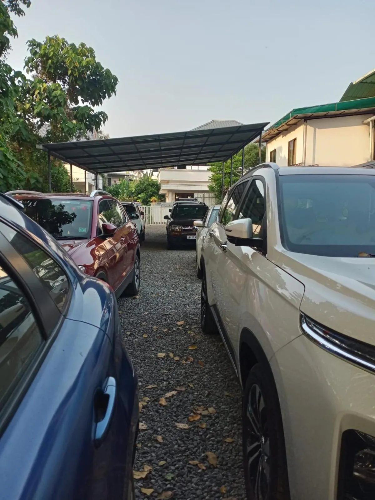 Parking in Nature Villa Kochi
