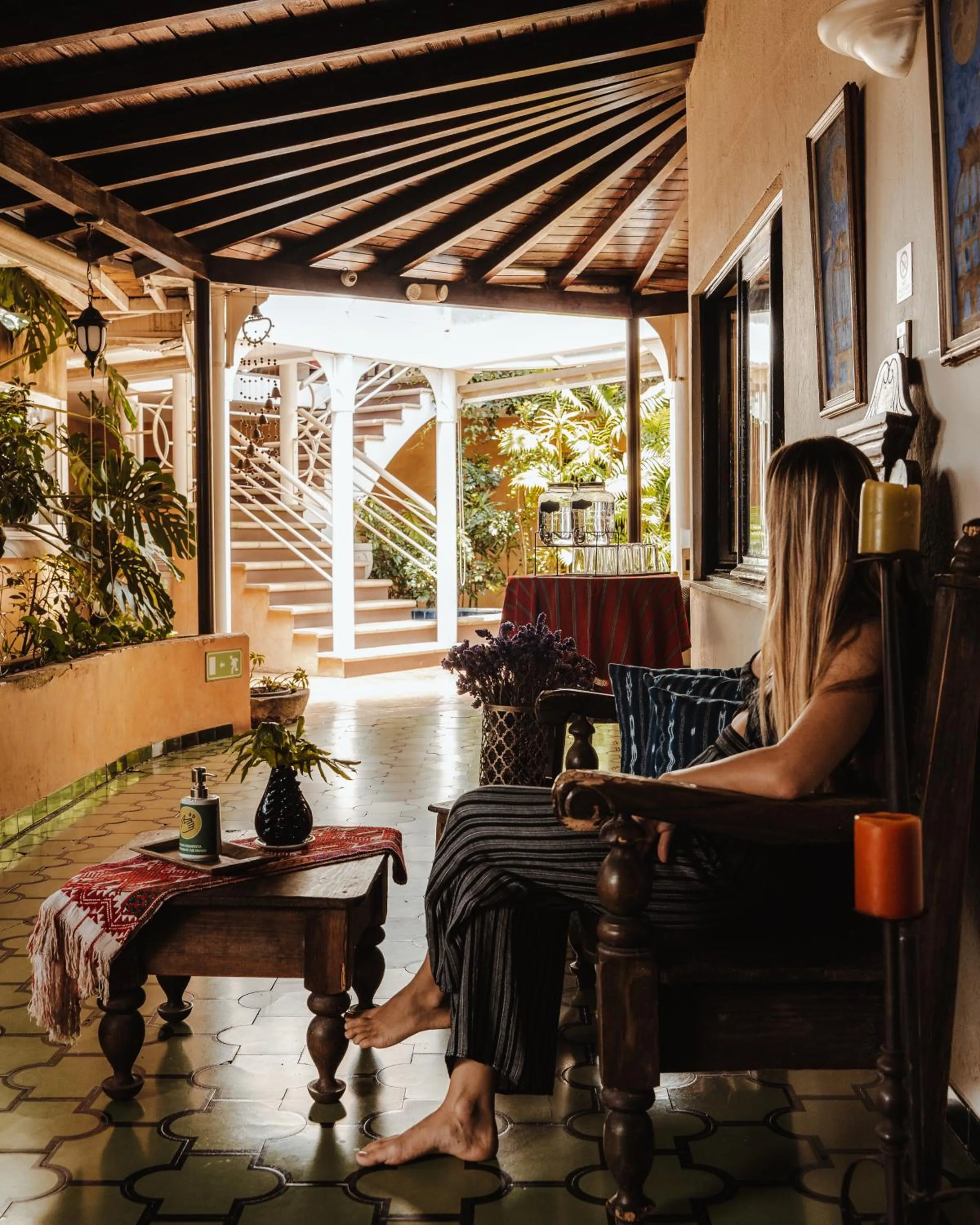 Lobby or reception in Hotel Ciudad Vieja