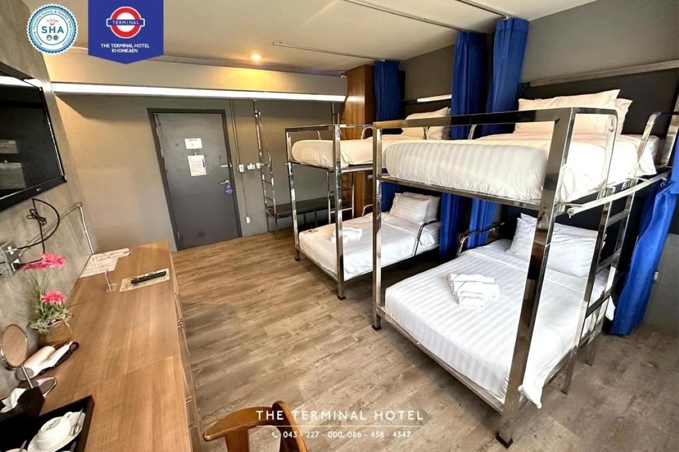 Bedroom, Bed in The Terminal Khon Kaen Hotel