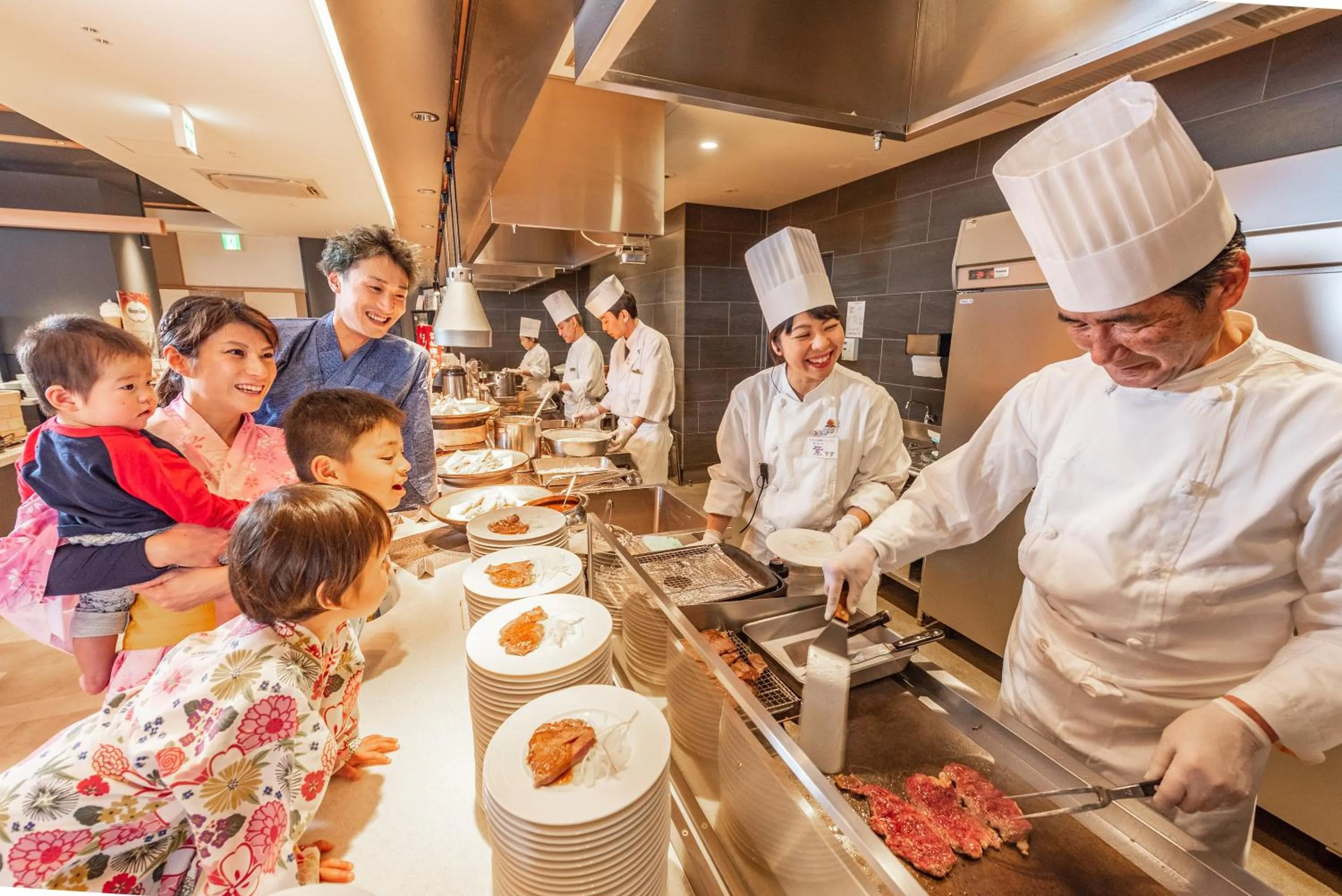 Restaurant/places to eat in Ooedo Onsen Monogatari Nagasaki Hotel Seifu