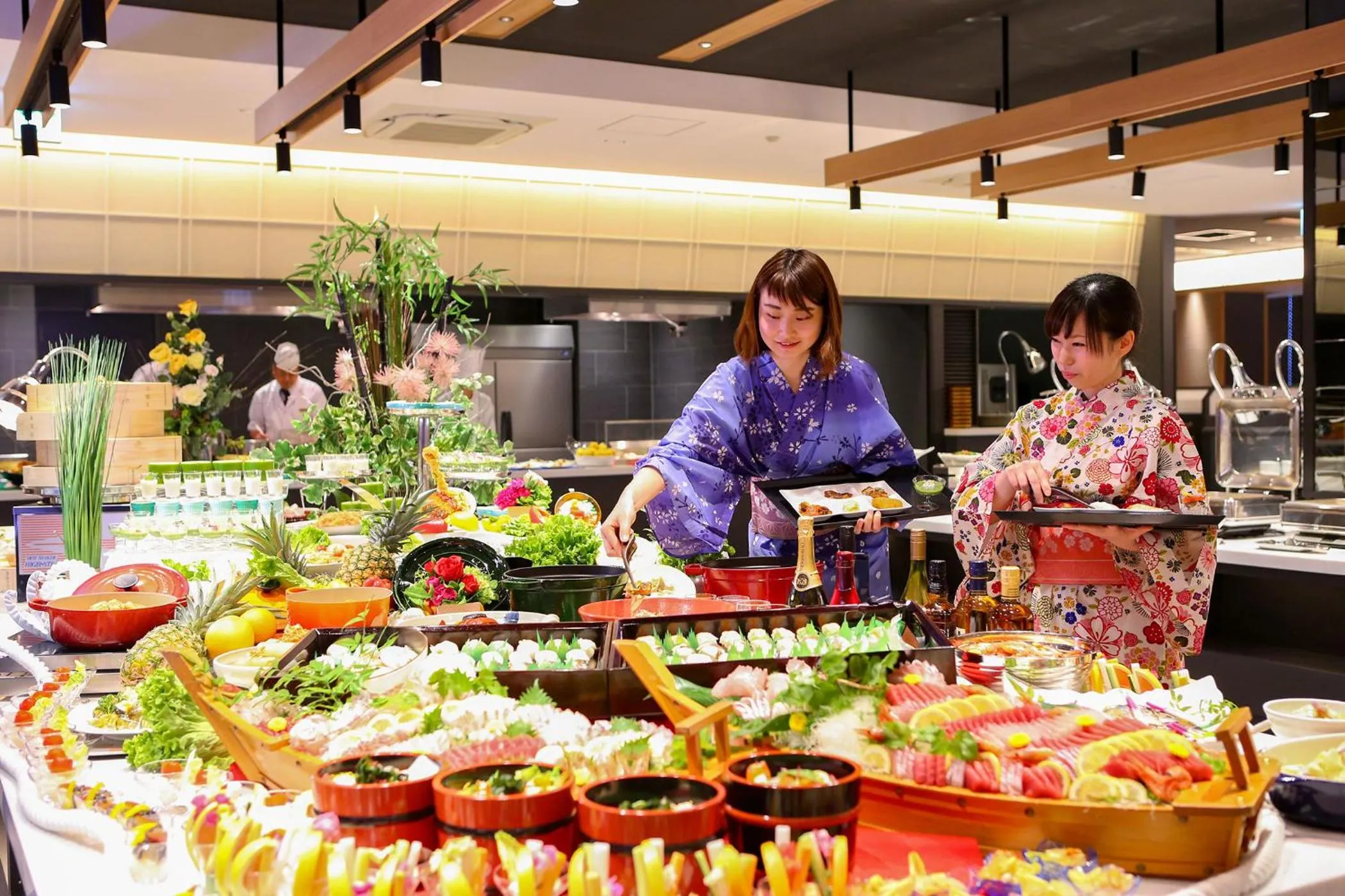 Restaurant/places to eat in Ooedo Onsen Monogatari Nagasaki Hotel Seifu