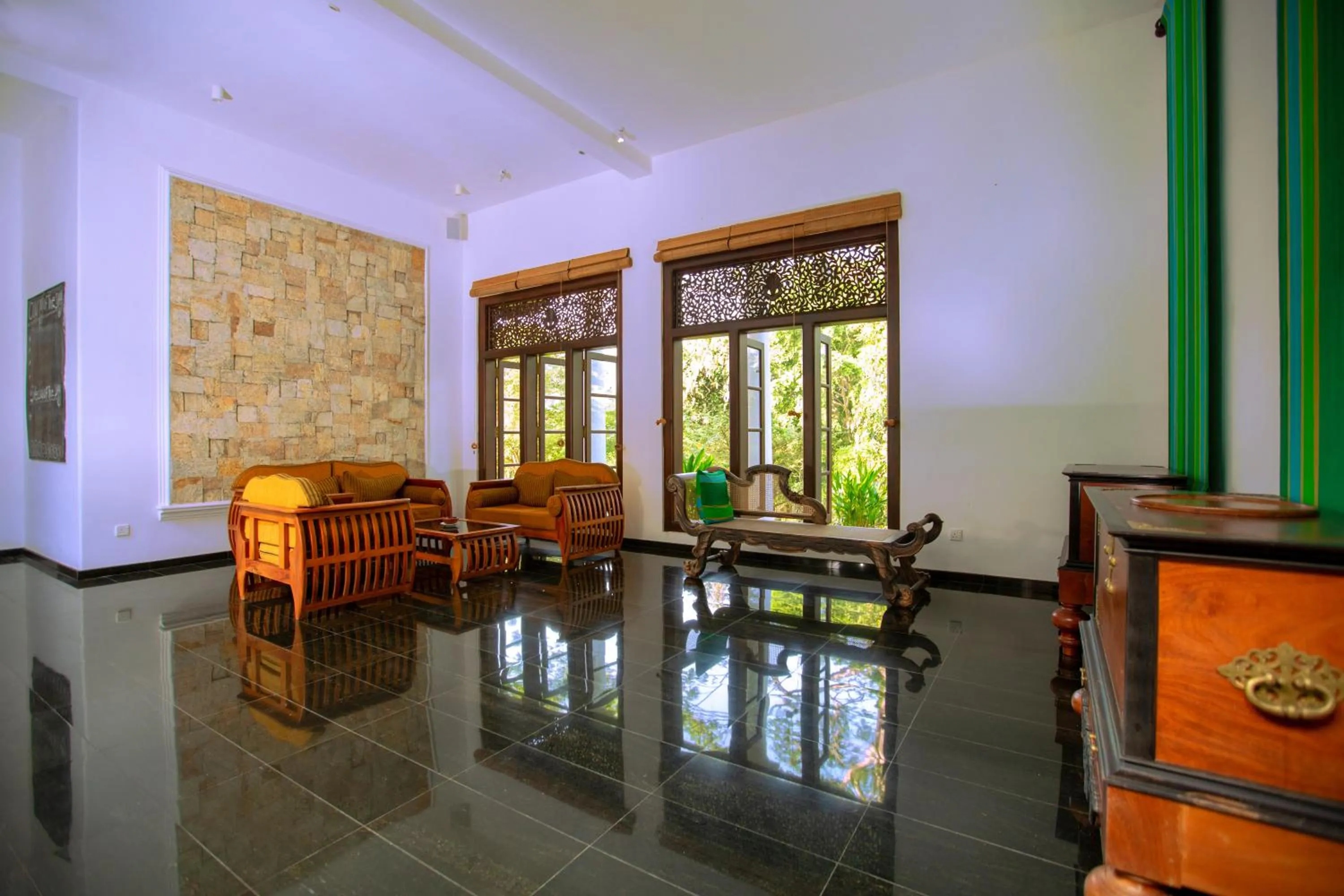 Seating area in Niyagama House