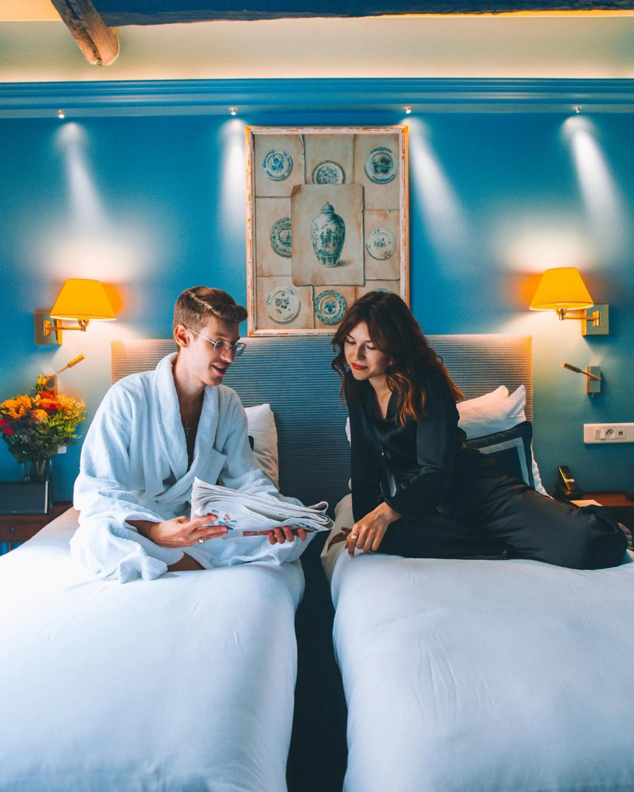 Bedroom, Bed in Le Relais Montmartre