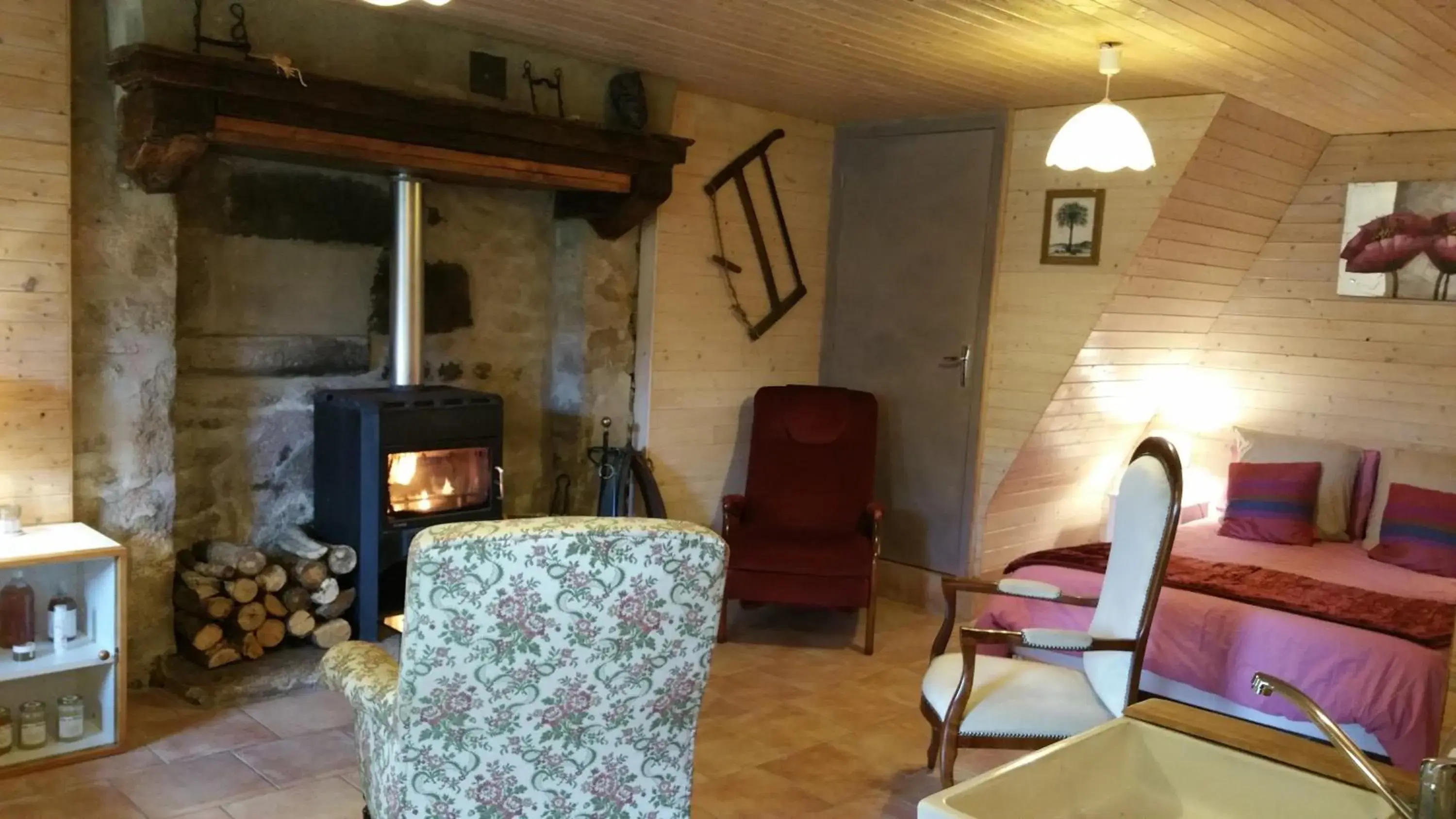 Family Room with Garden View in Chambres d'Hôtes Le Plessis à Broye Family Room with Garden View in Chambres d'Hôtes Le Plessis à Broye