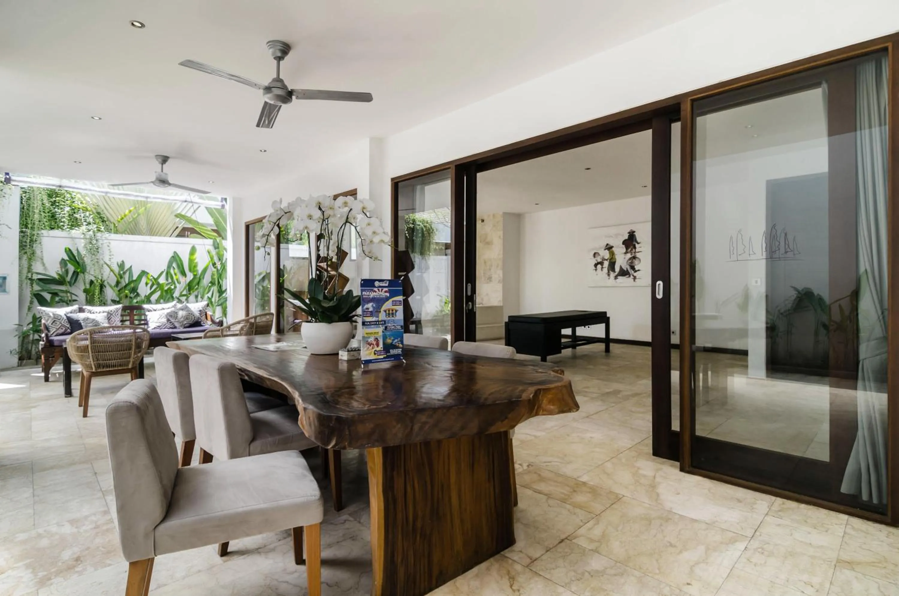 Communal lounge/ TV room in Anema Villa Seminyak