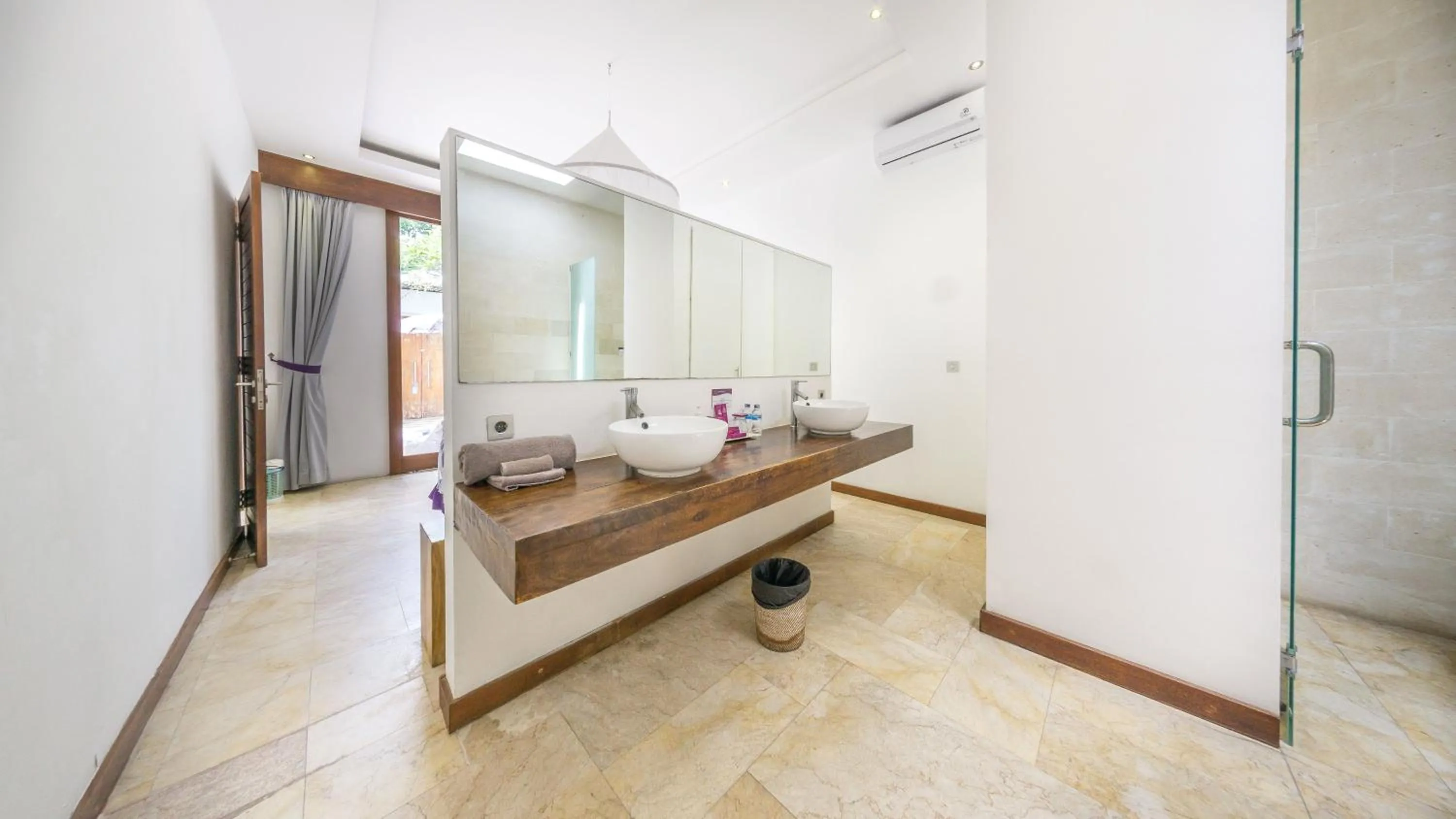Bathroom, Bed in Anema Villa Seminyak