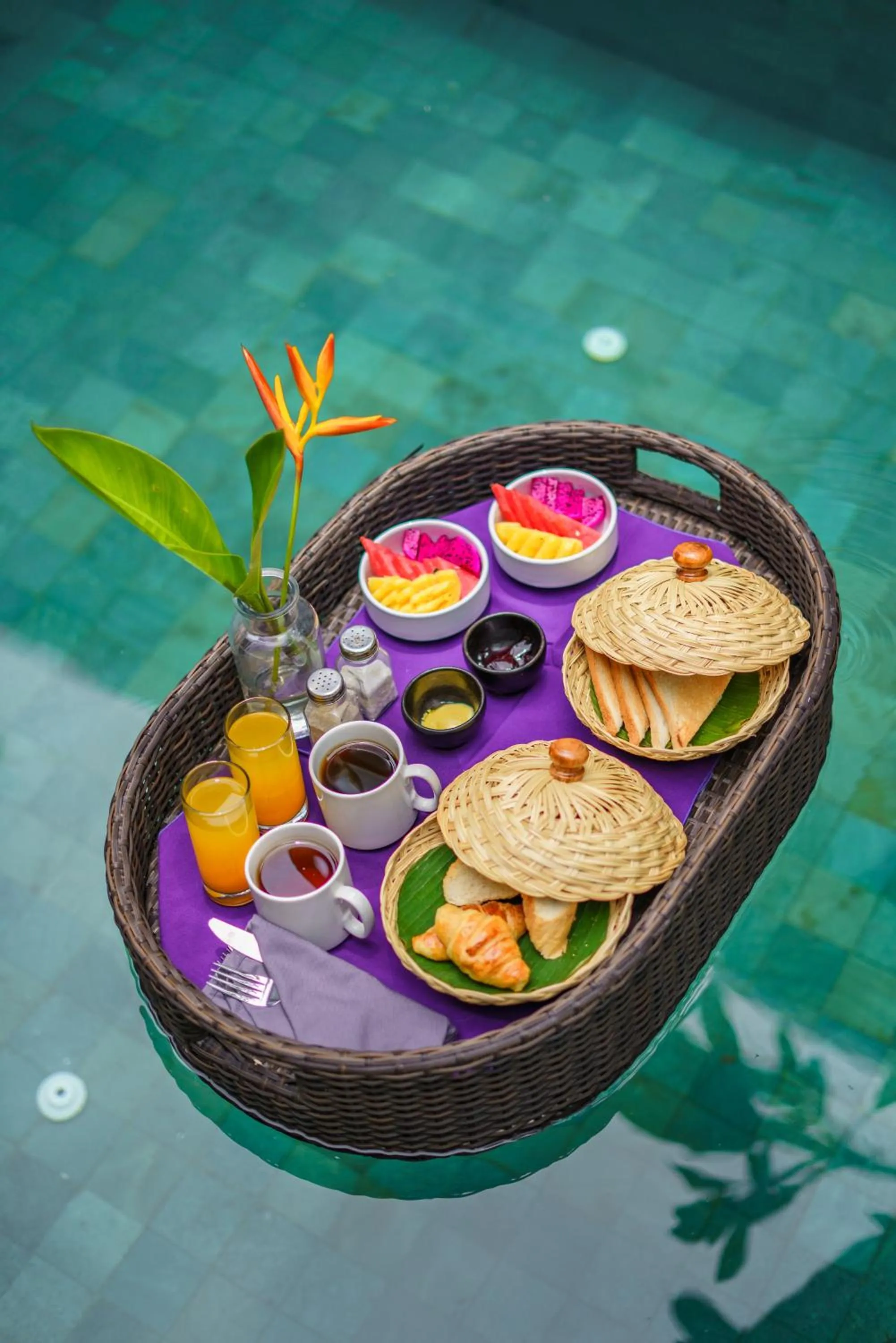 Food and drinks in Anema Villa Seminyak