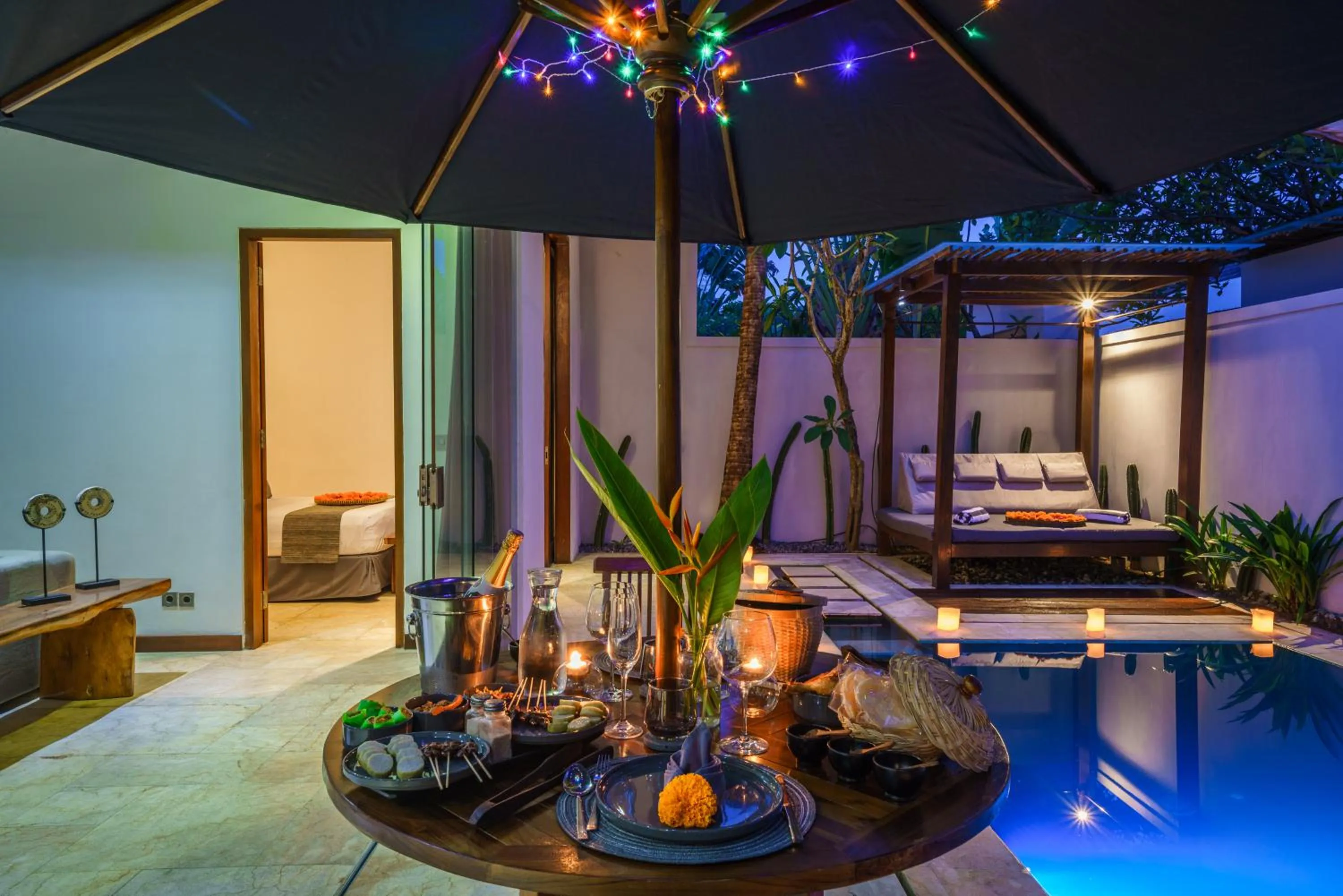 Night in Anema Villa Seminyak