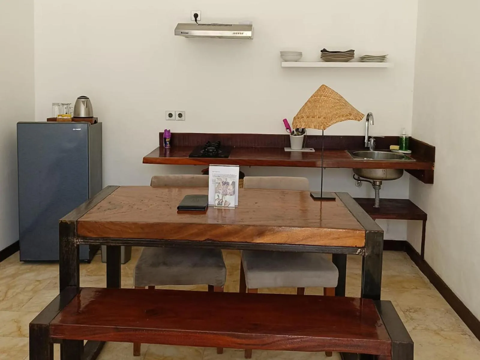 kitchen in Anema Villa Seminyak