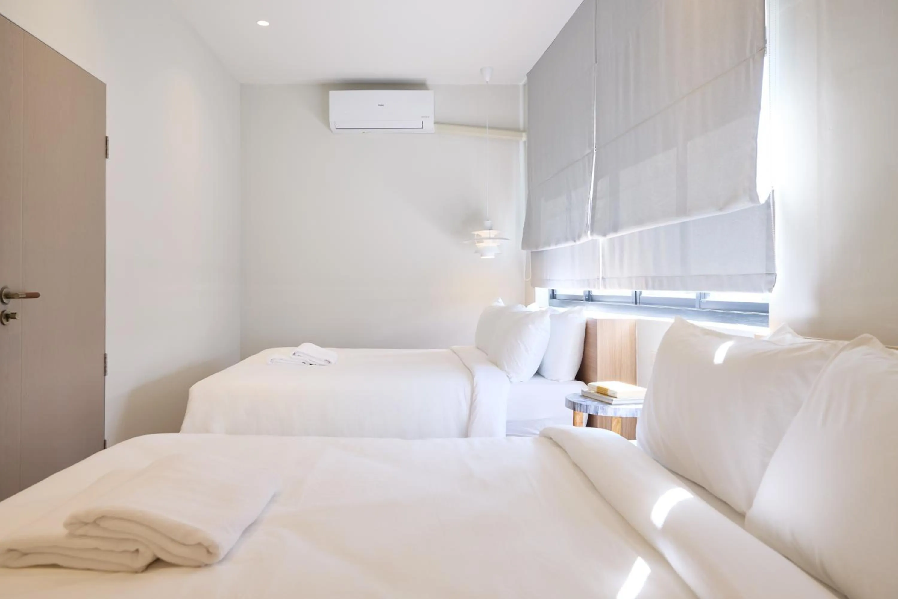 Bed in Theme Boutique Hotel Bangkok