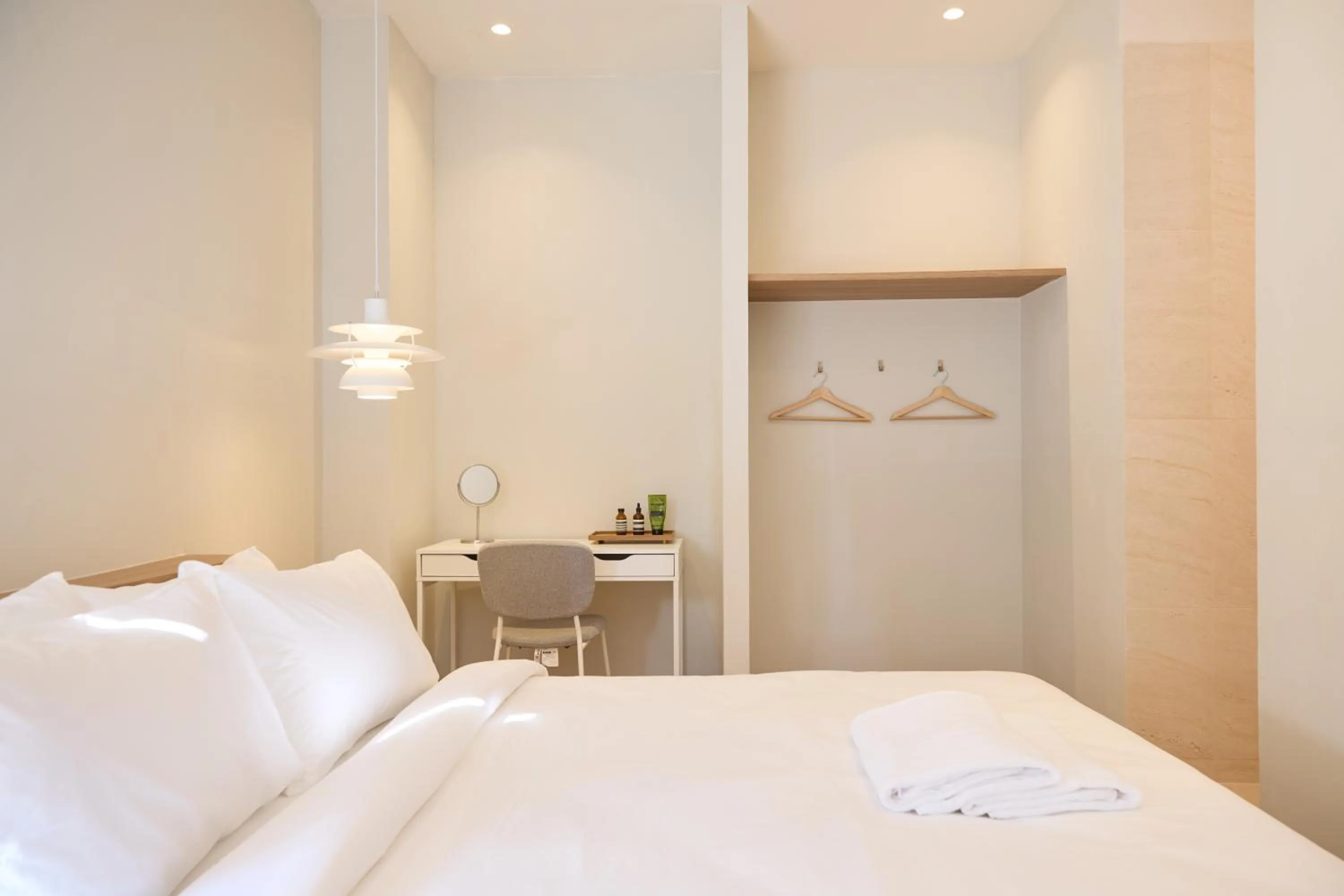 Bed in Theme Boutique Hotel Bangkok