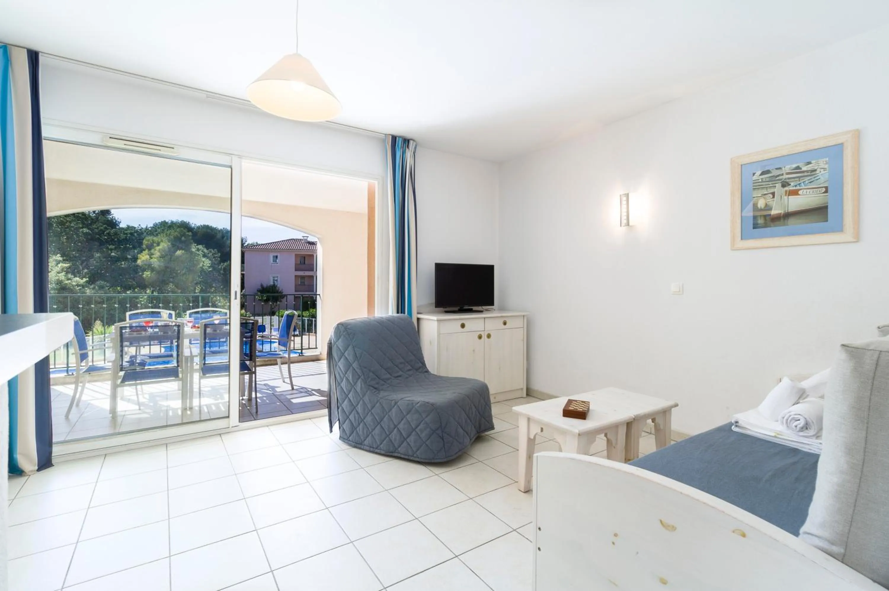 Living room in Garden & City Six-Fours-les-Plages