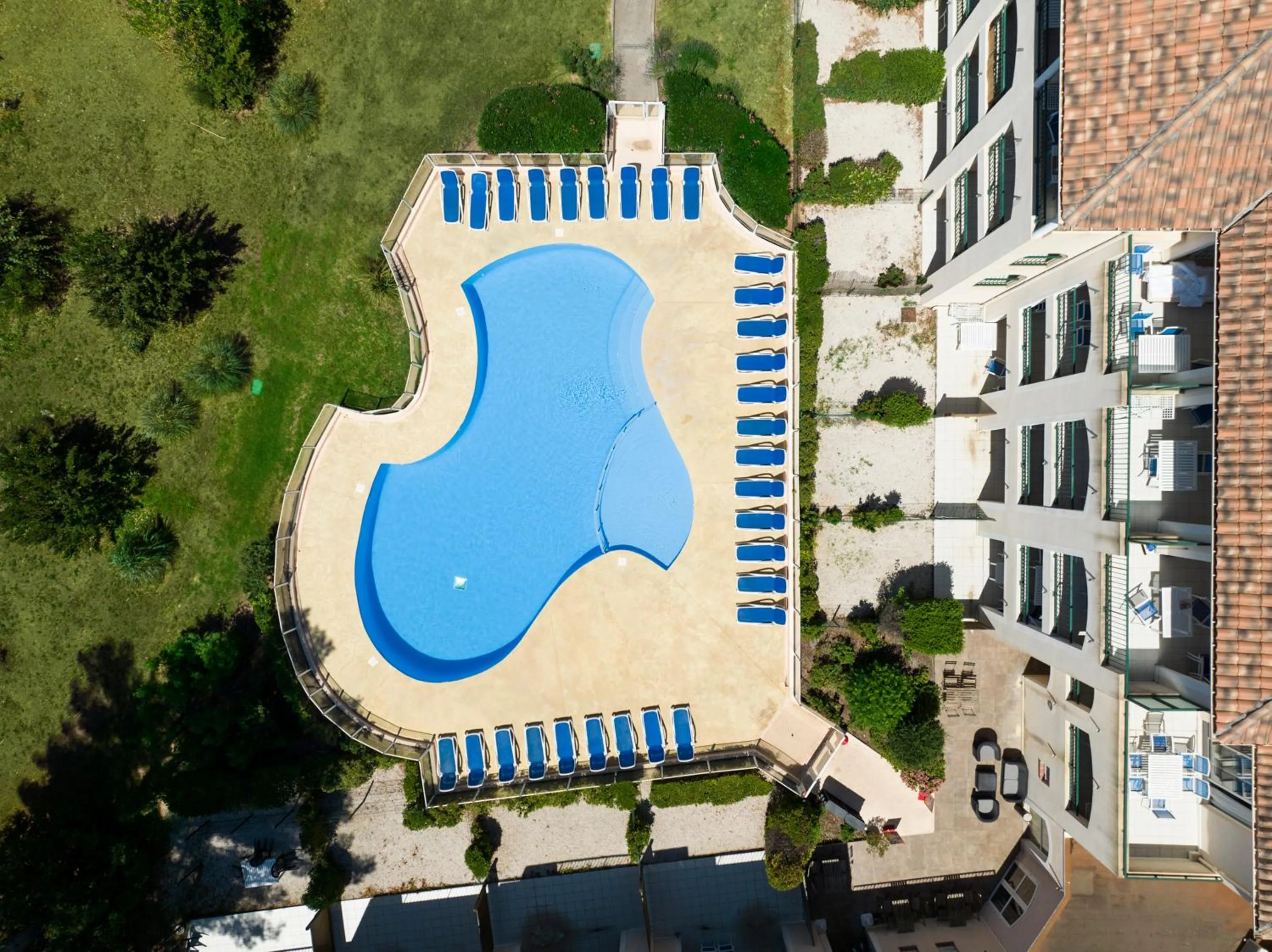 Bird's eye view in Garden & City Six-Fours-les-Plages