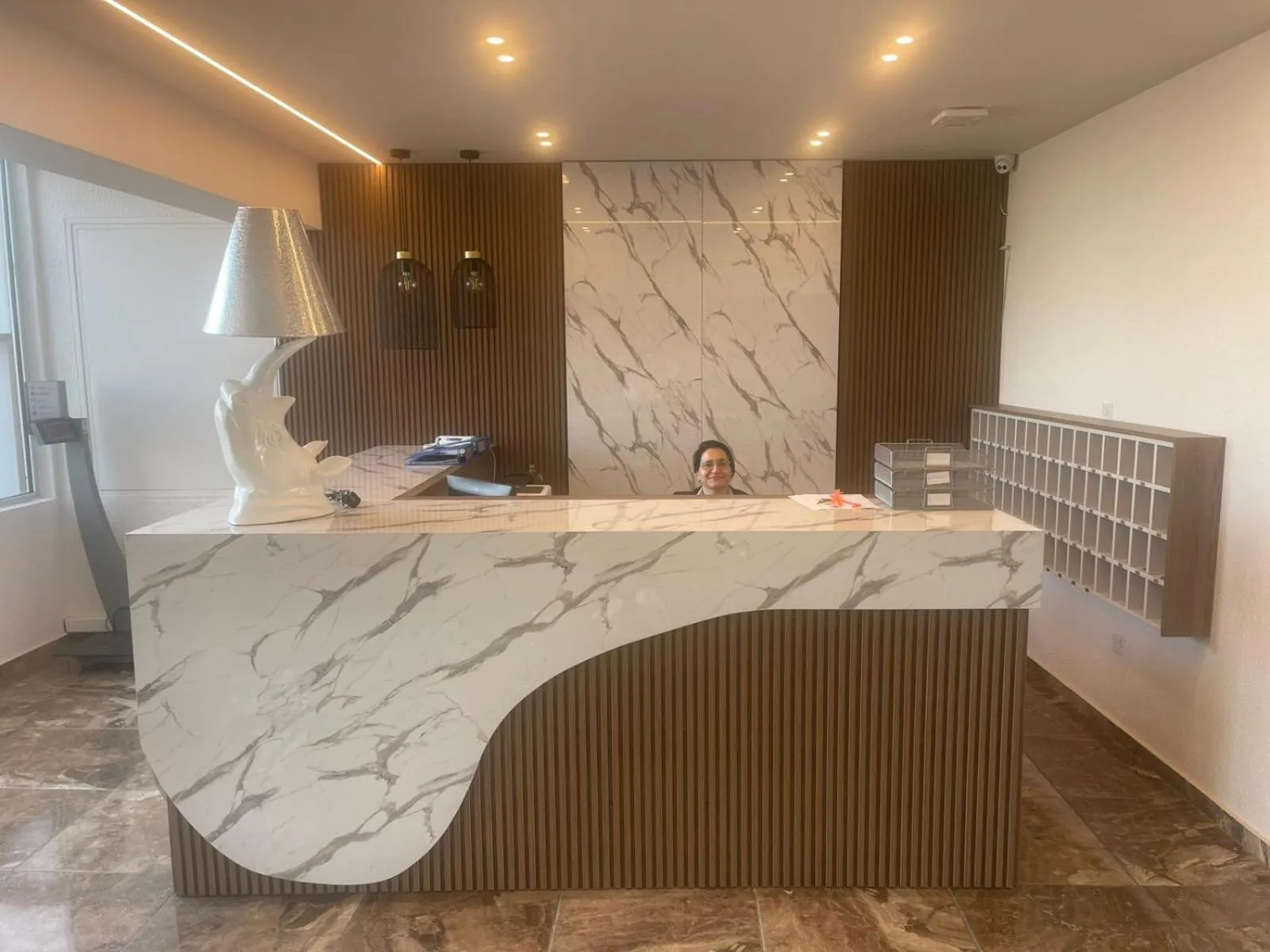 Lobby or reception in Penelope Beach Hotel Apts