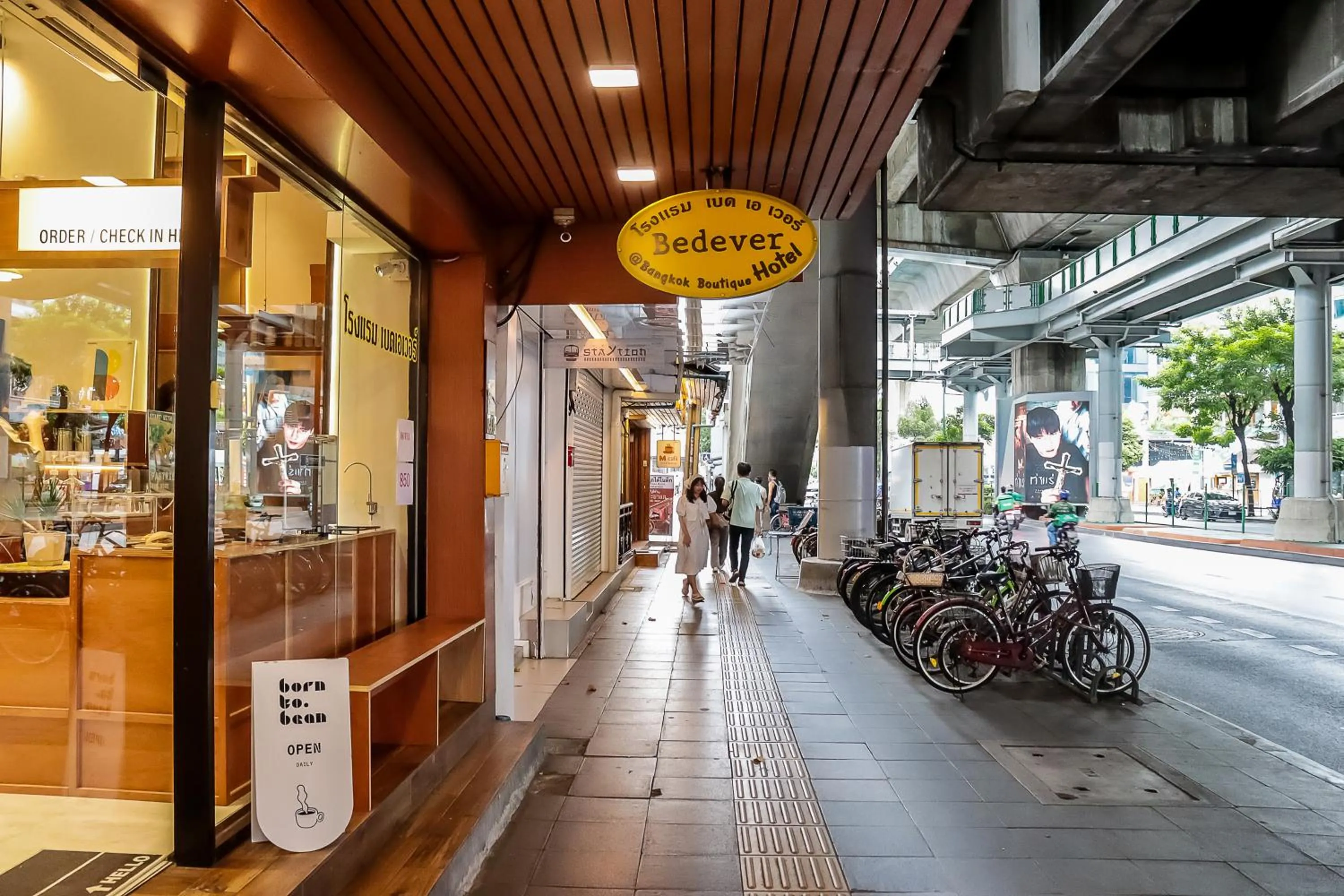 Property building in StayAt Bedever Bangkok Hotel