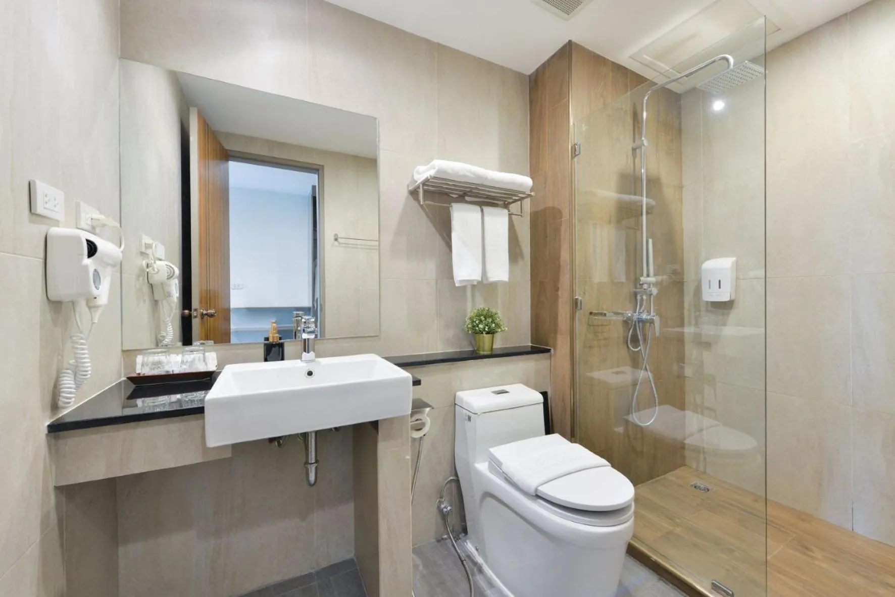 Bathroom in StayAt Bedever Bangkok Hotel