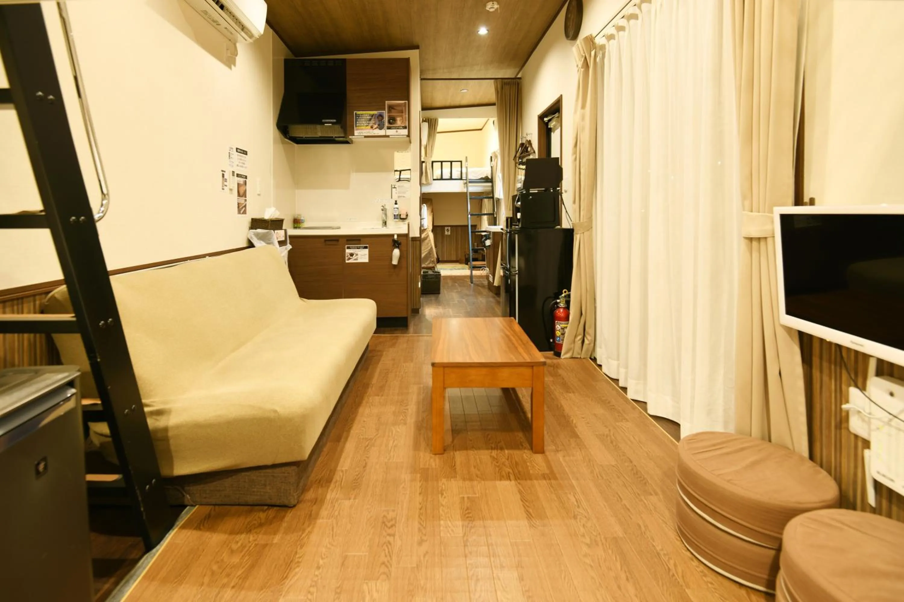 Living room in Mt Fuji Glamping TOURIST VILLA Kawaguchiko