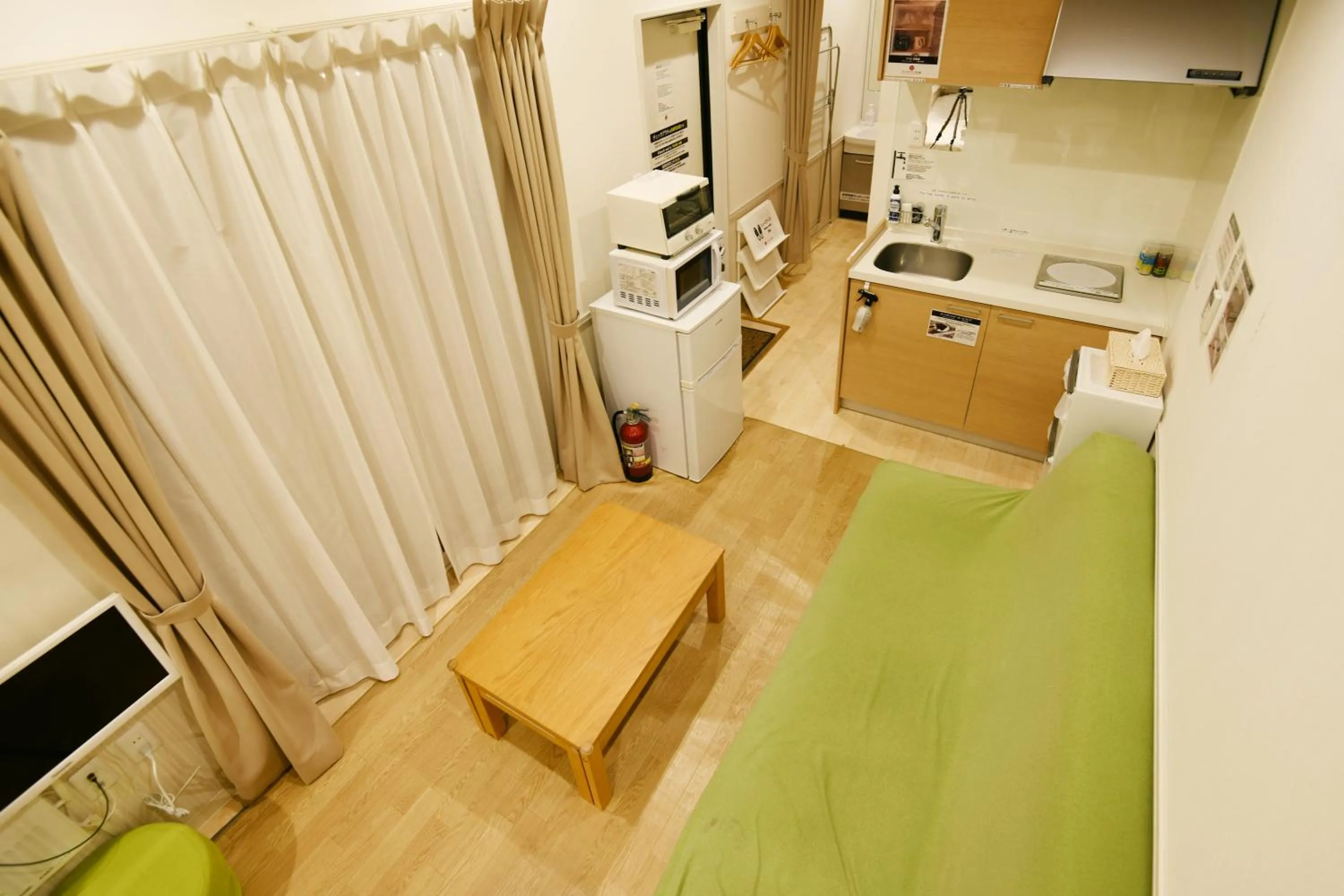 Kitchen or kitchenette in Mt Fuji Glamping TOURIST VILLA Kawaguchiko