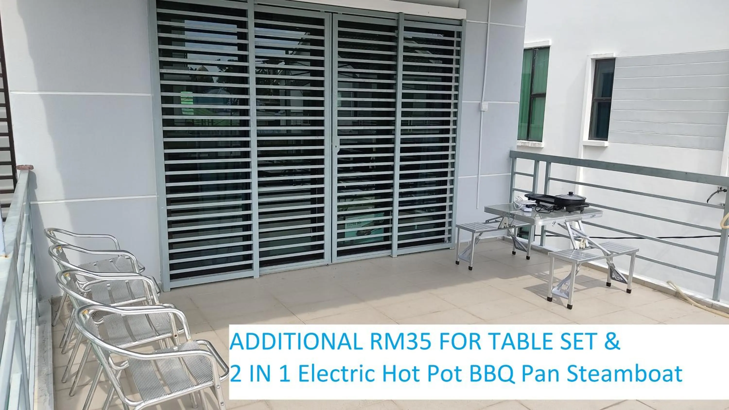 BBQ facilities in WeJDAN INN BALIK PULAU, PENANG ISLAND