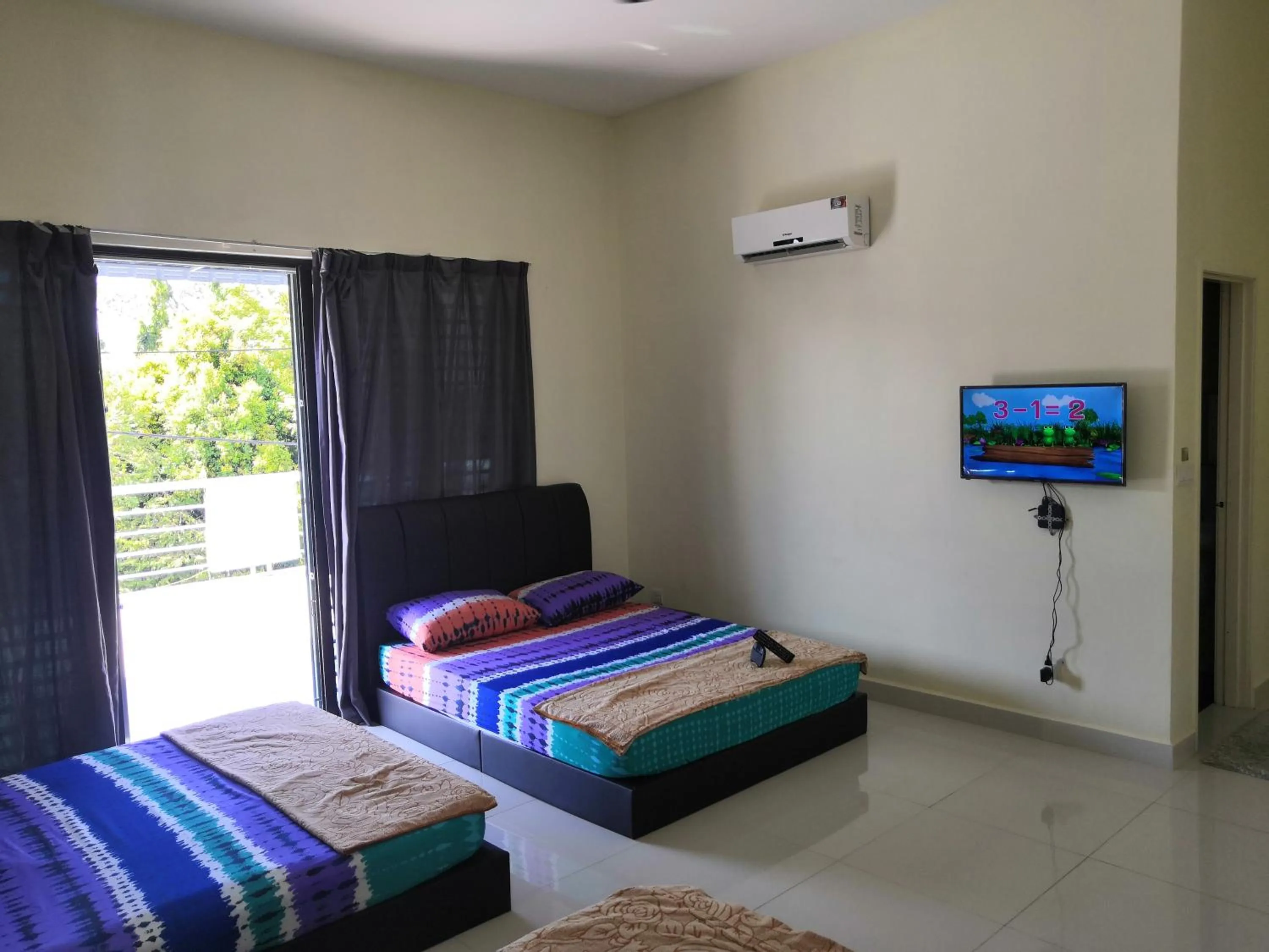 Bed in WeJDAN INN BALIK PULAU, PENANG ISLAND