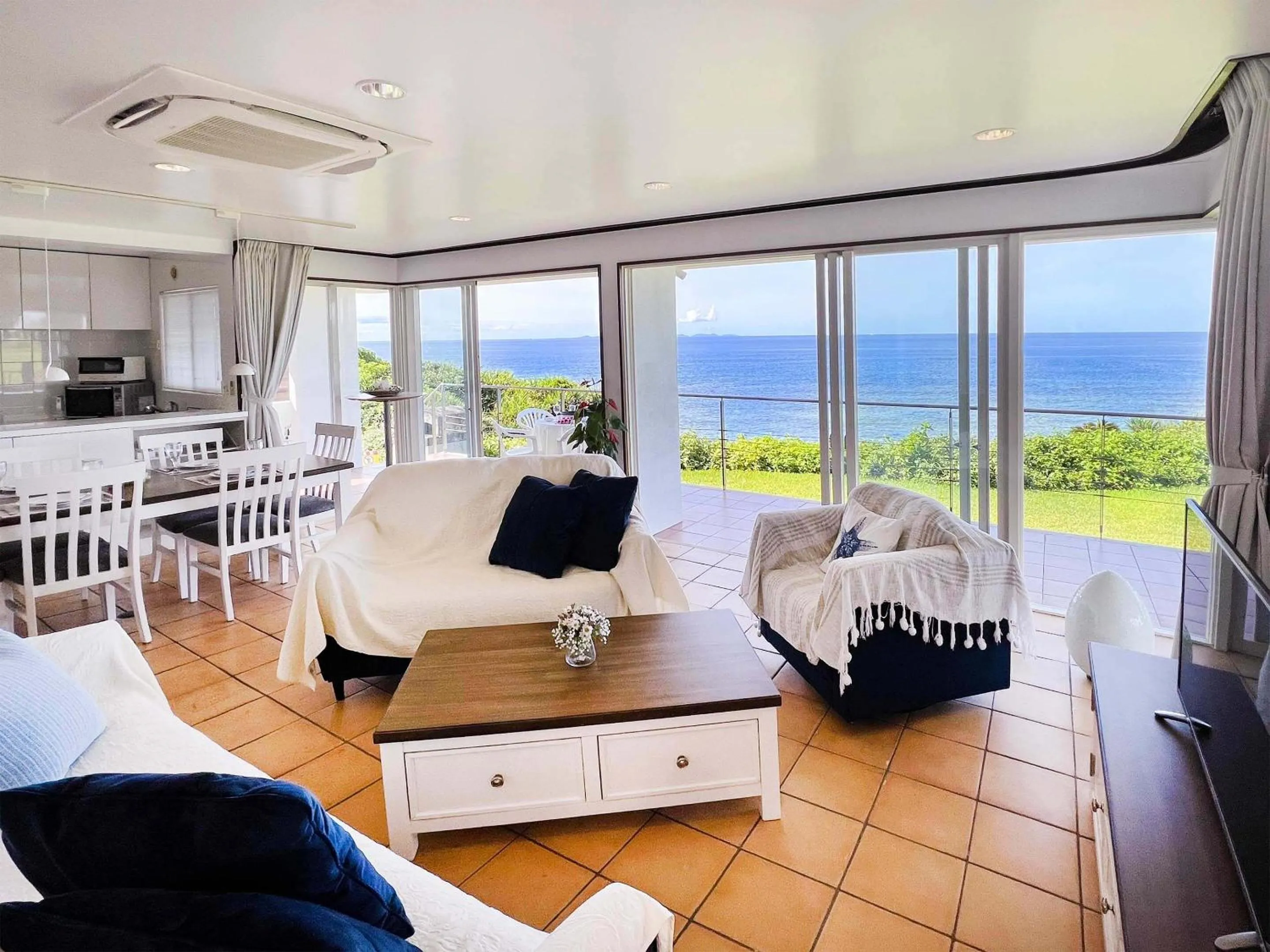 Living room in wisteria Ocean Nakijin