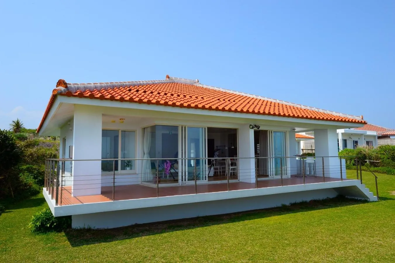 Facade/entrance in wisteria Ocean Nakijin